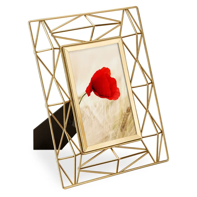 navaris-office-bilderrahmen-metall-24x19-cm-gold-10x15 image 1