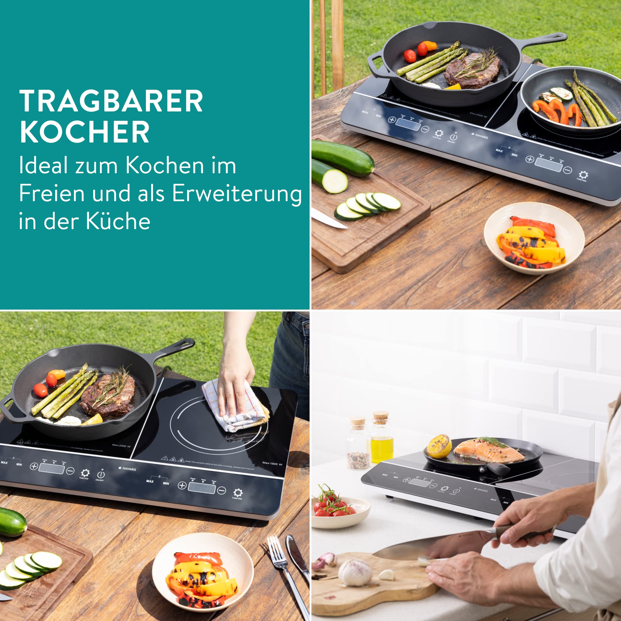 navaris-kitchen-induktionskochfeld-2-platten-3500w-mobil image 7
