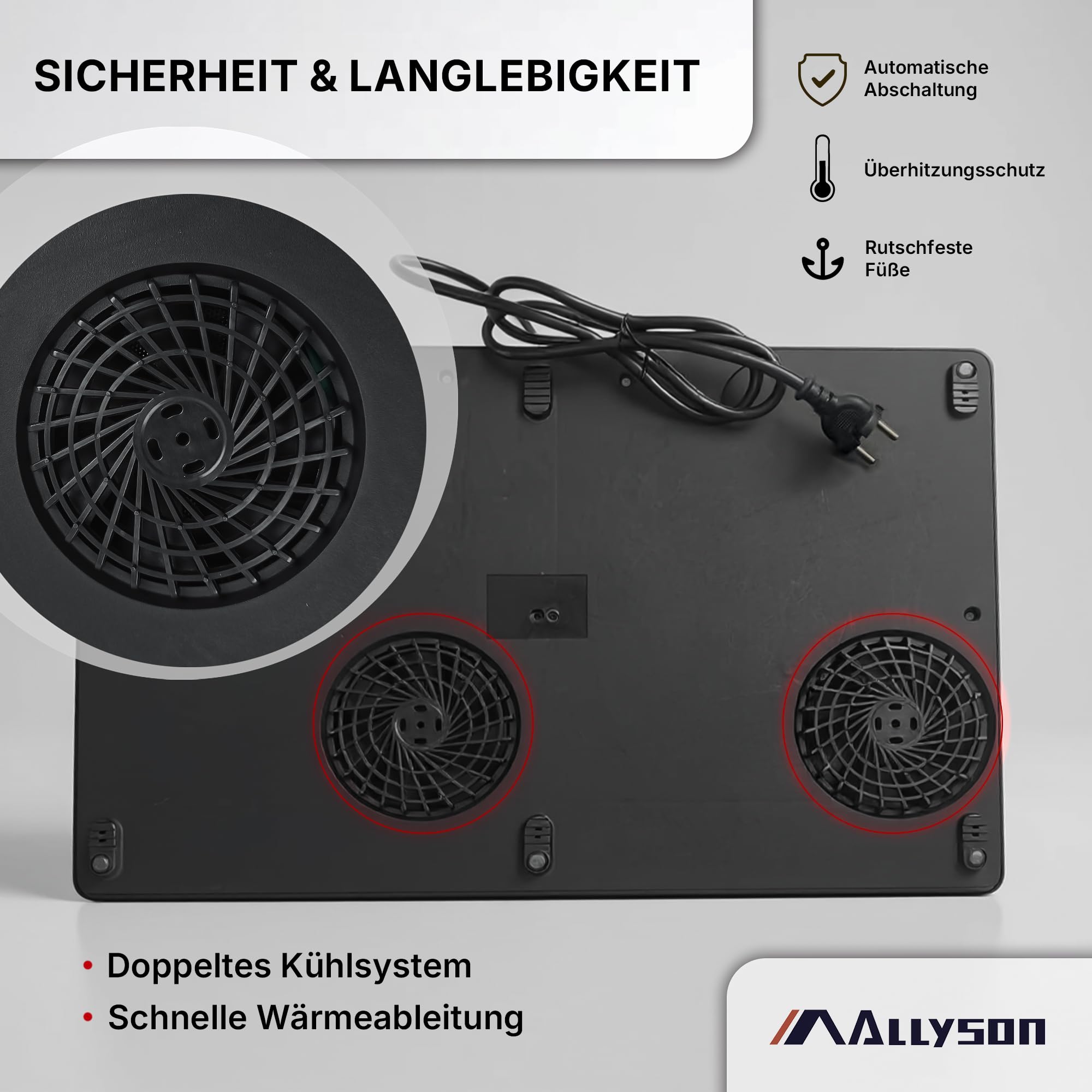 allyson-kitchen-induktionskochfeld-2-platten-3500w-schwarz image 6