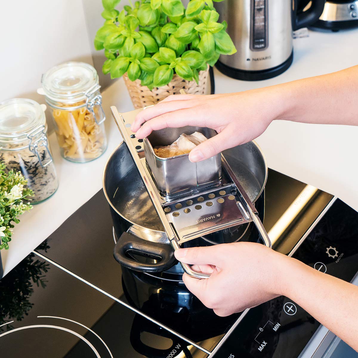 navaris-kitchen-sp-tzlehobel-edelstahl-sp-tzlereibe-33cm image 8