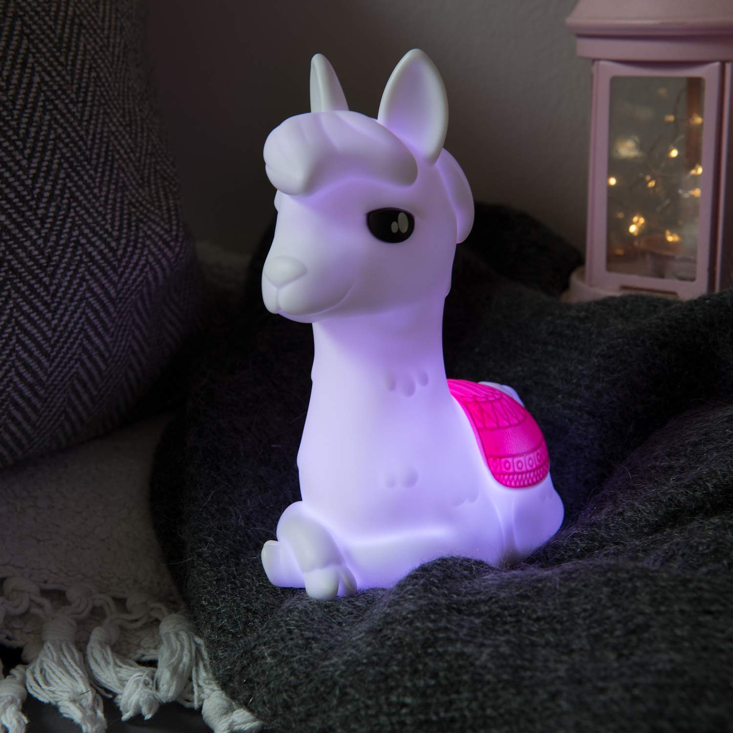 navaris-led-nachtlicht-alpaka-wei-pink-batterie-timer image 2