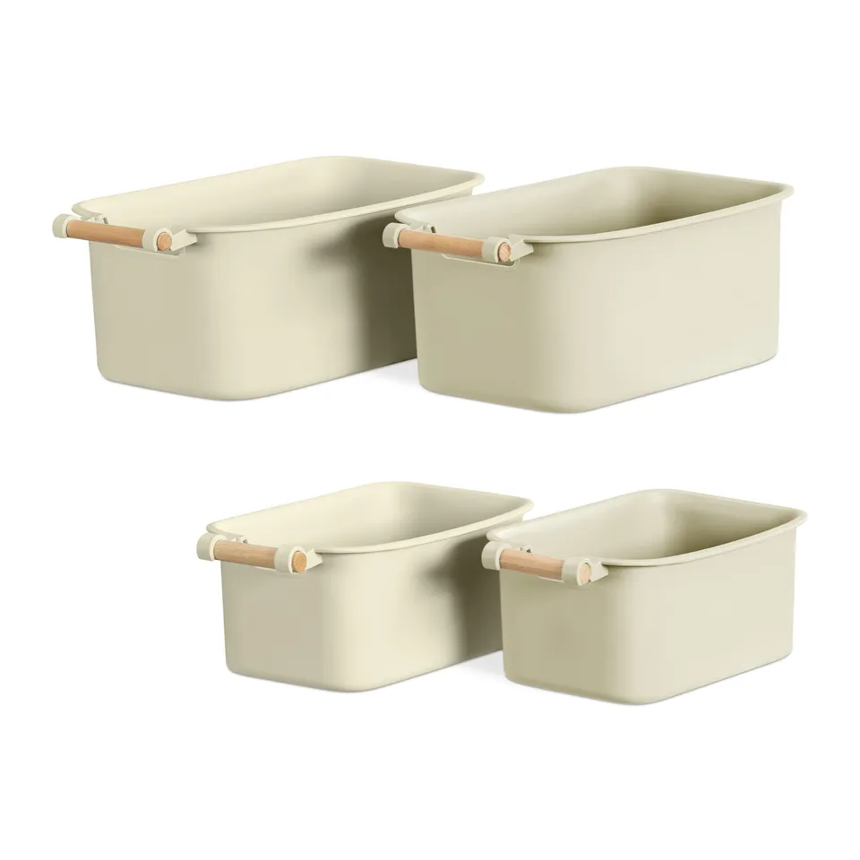 navaris-aufbewahrungsbox-4er-set-creme-holzgriff-2-gr-en image 1
