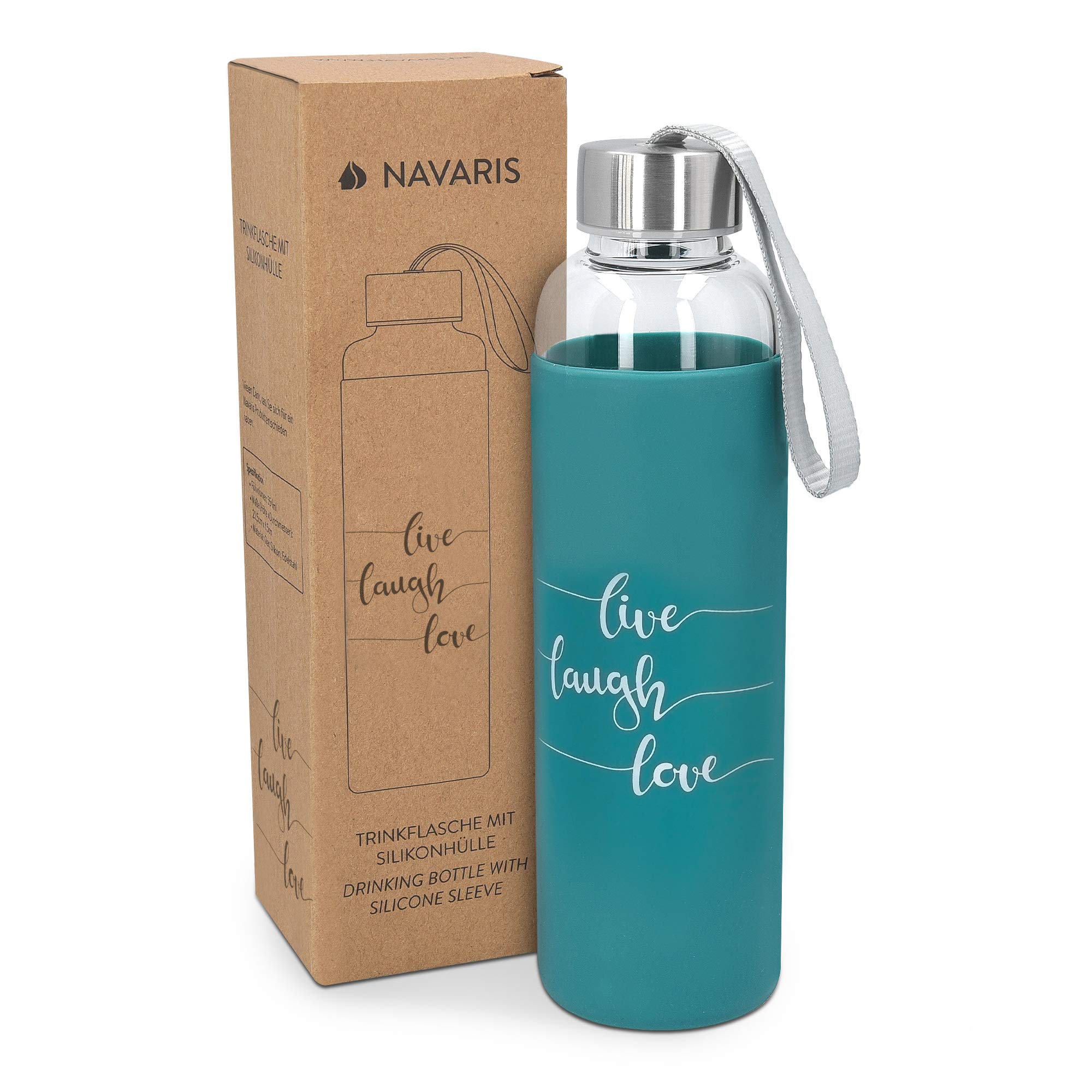 navaris-glasflasche-550ml-trinkflasche-petrol-bpa-frei image 7