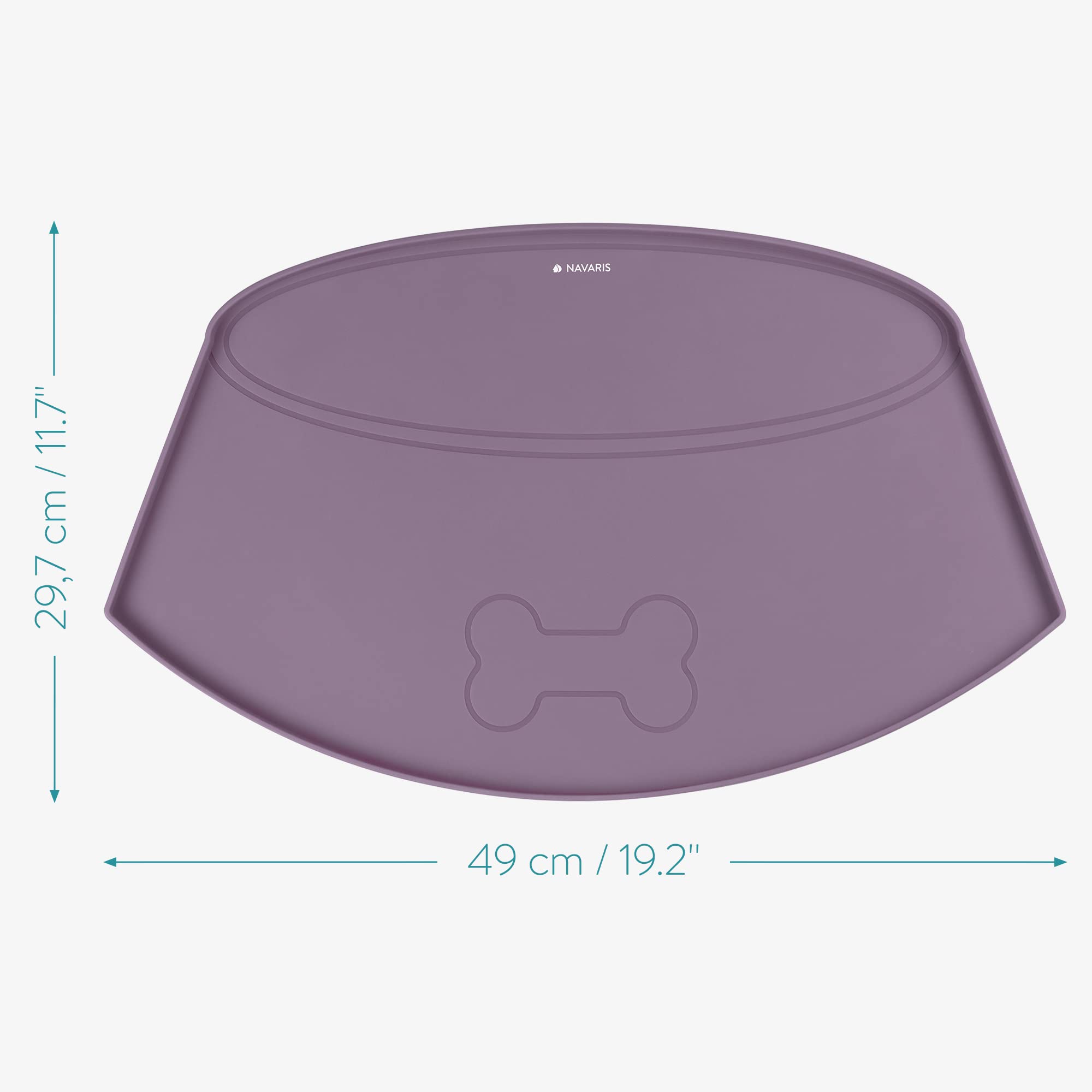navaris-silikonmatte-napfunterlage-49x29-7cm-rutschfest-futter image 6