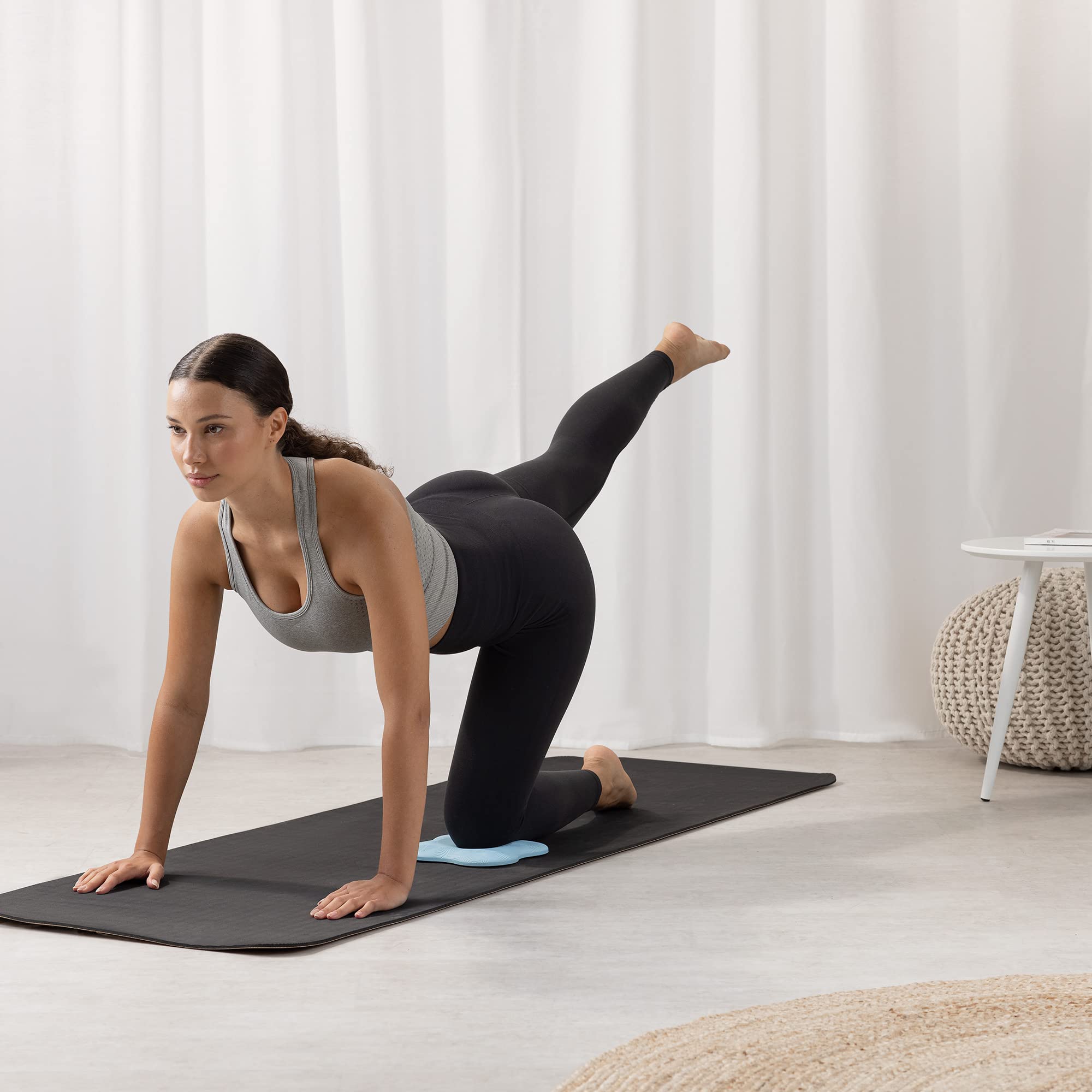 navaris-sport-yoga-set-3tlg-kniekissen-gurt-183cm-tpe-f-r-dehnen image 2