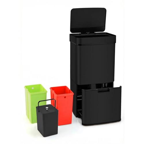 allyson-sensor-m-lltrennsystem-60l-3-fach-edelstahl-schwarz image 8