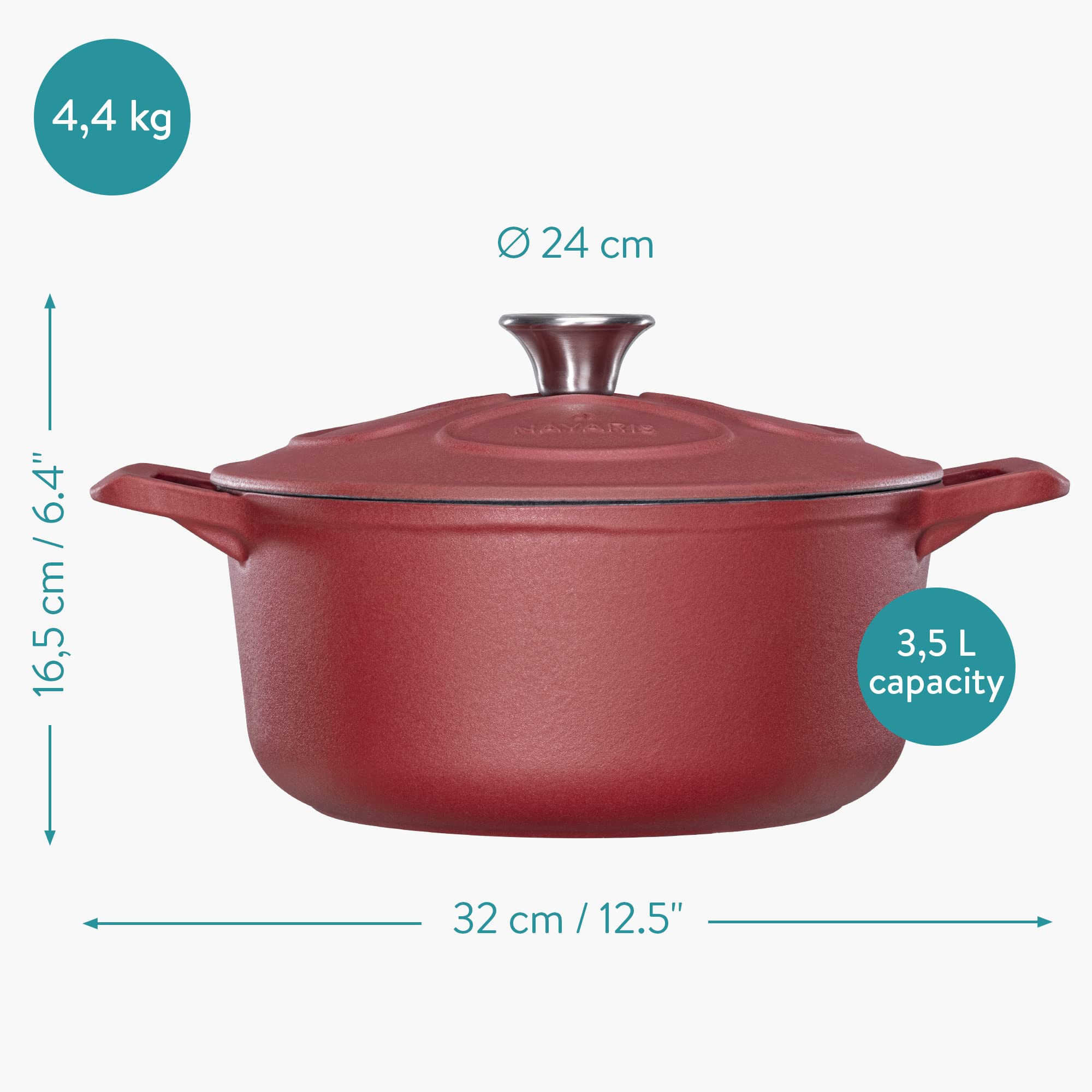 navaris-kitchen-gusseisentopf-br-ter-3-5l-24-cm-emailliert-5 image 4