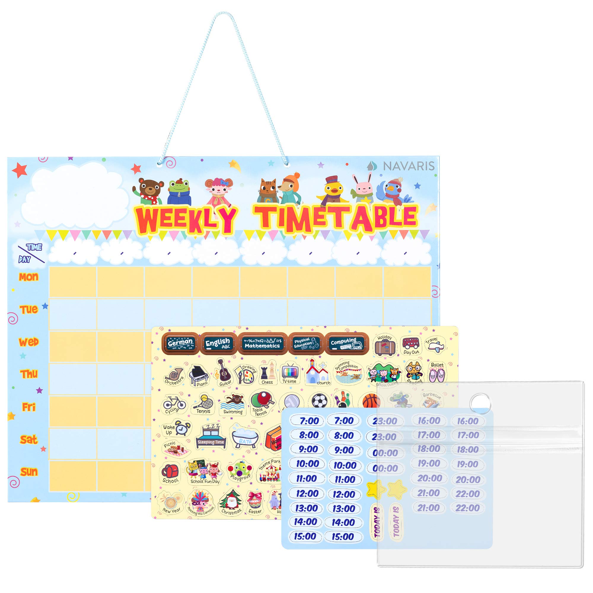 navaris-wochenplan-magnetisch-40x32cm-familienplaner-englisch image 7