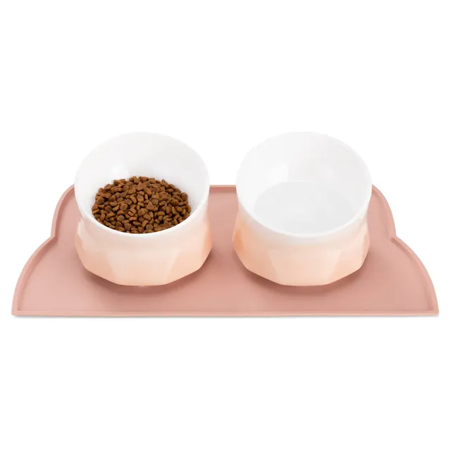 navaris-animals-futternapf-set-keramik-2x-250ml-mit-matte image 1