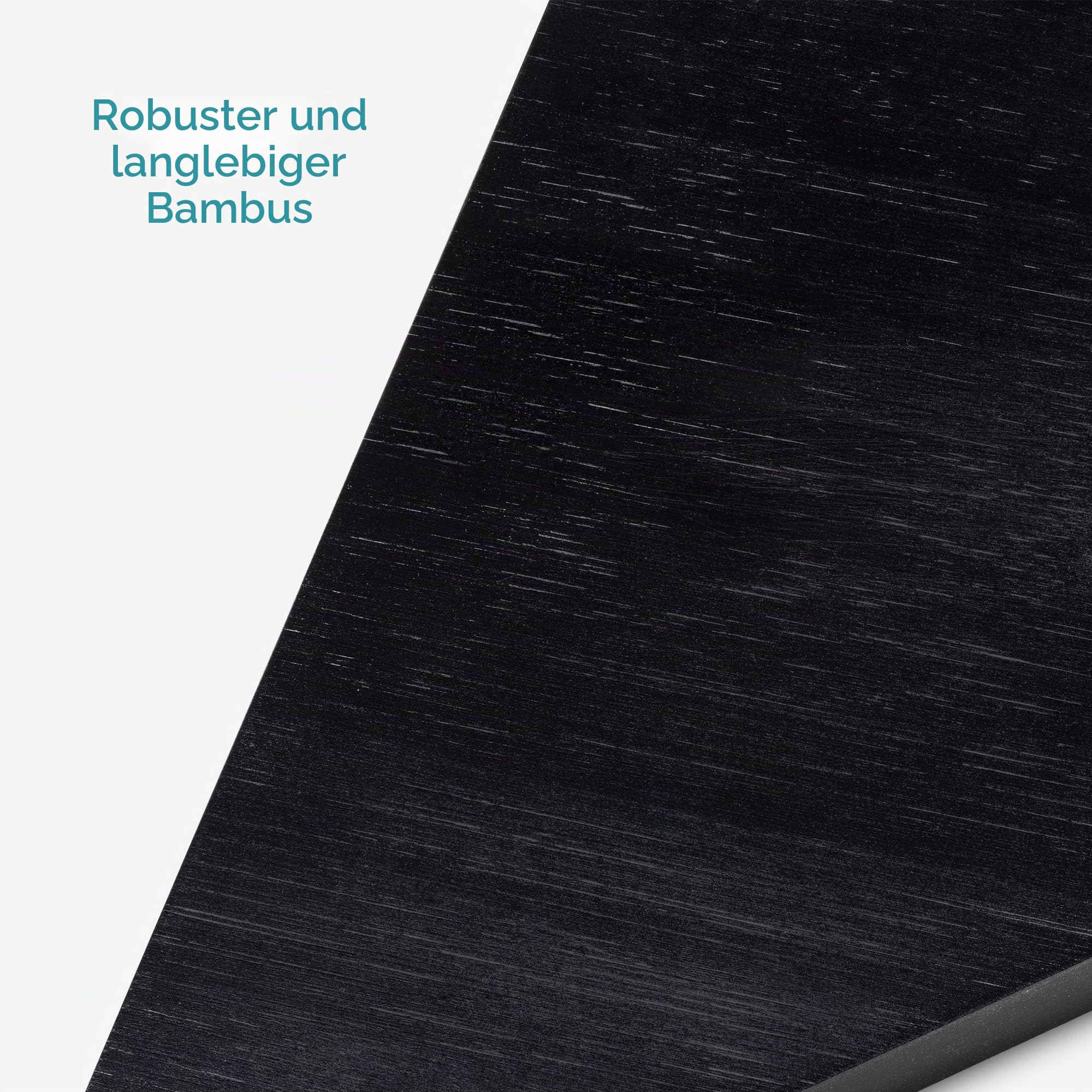 navaris-eckregal-bambus-30x30x15-cm-schwarz-1-ebene image 5