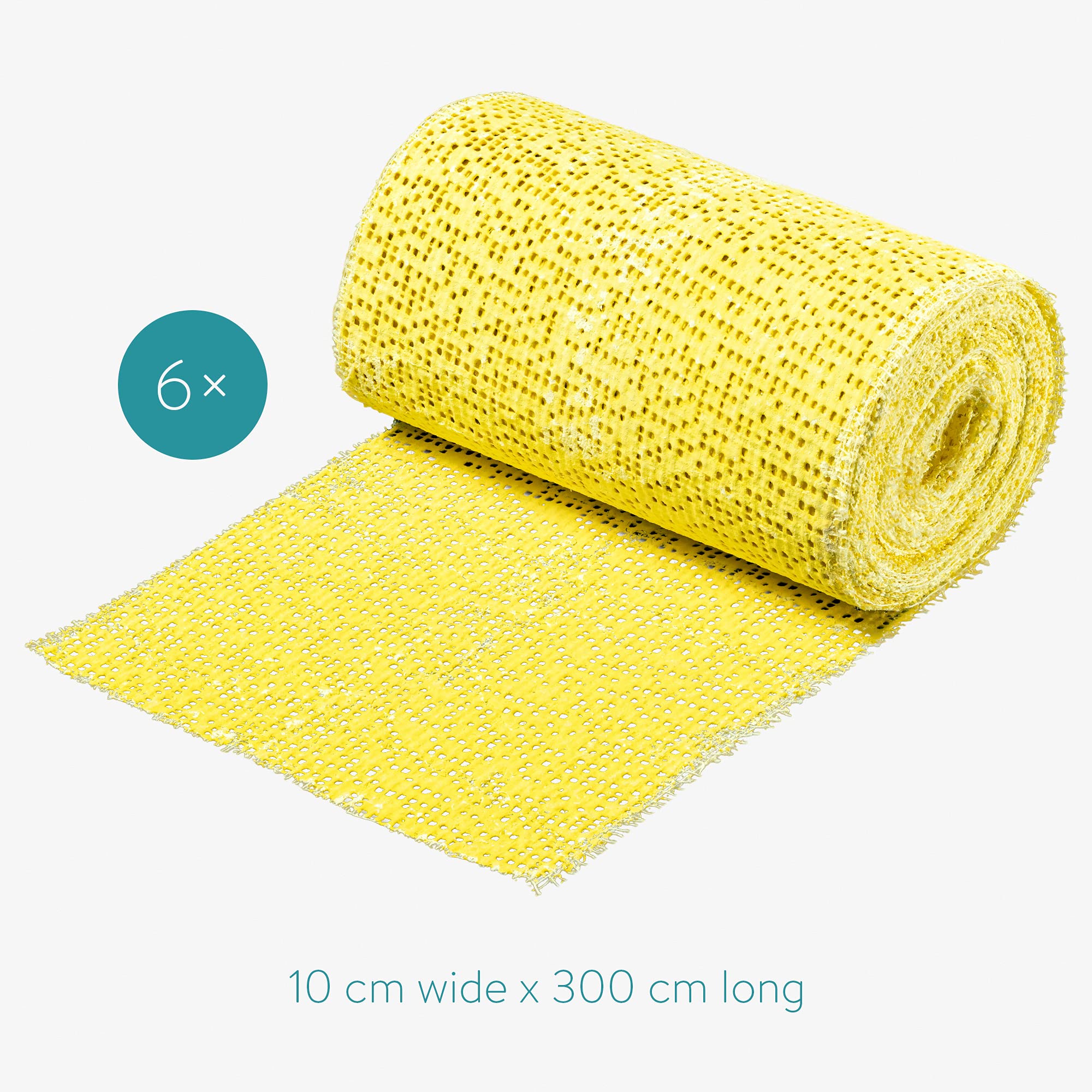 navaris-babybauch-6x-gipsbinden-10x300cm-gipsabdruck-set-gelb image 6