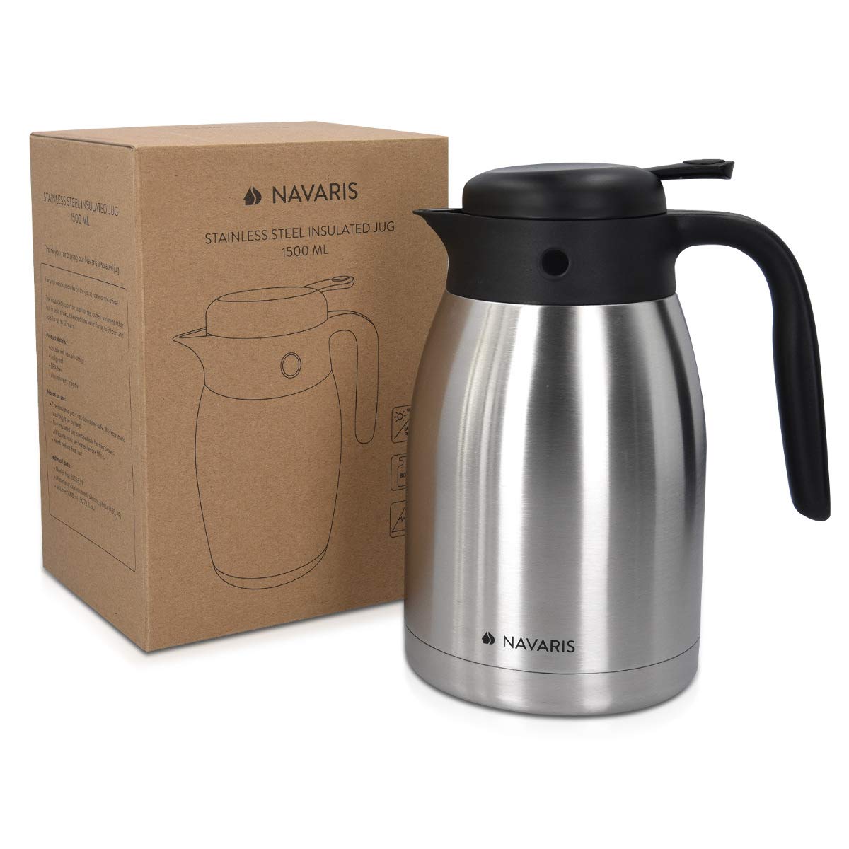 navaris-kitchen-isolierkanne-edelstahl-1-5l-warmhaltekanne image 7