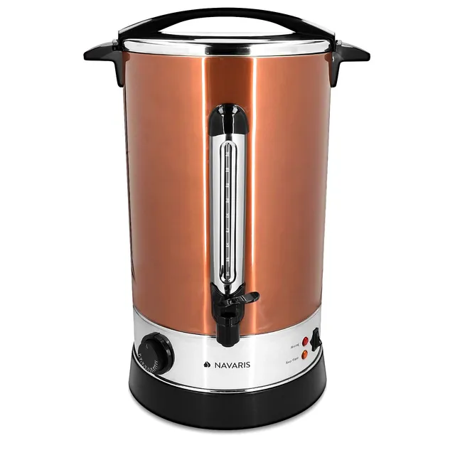 navaris-kitchen-gl-hweinkocher-edelstahl-18l-kupfer-thermostat image 1