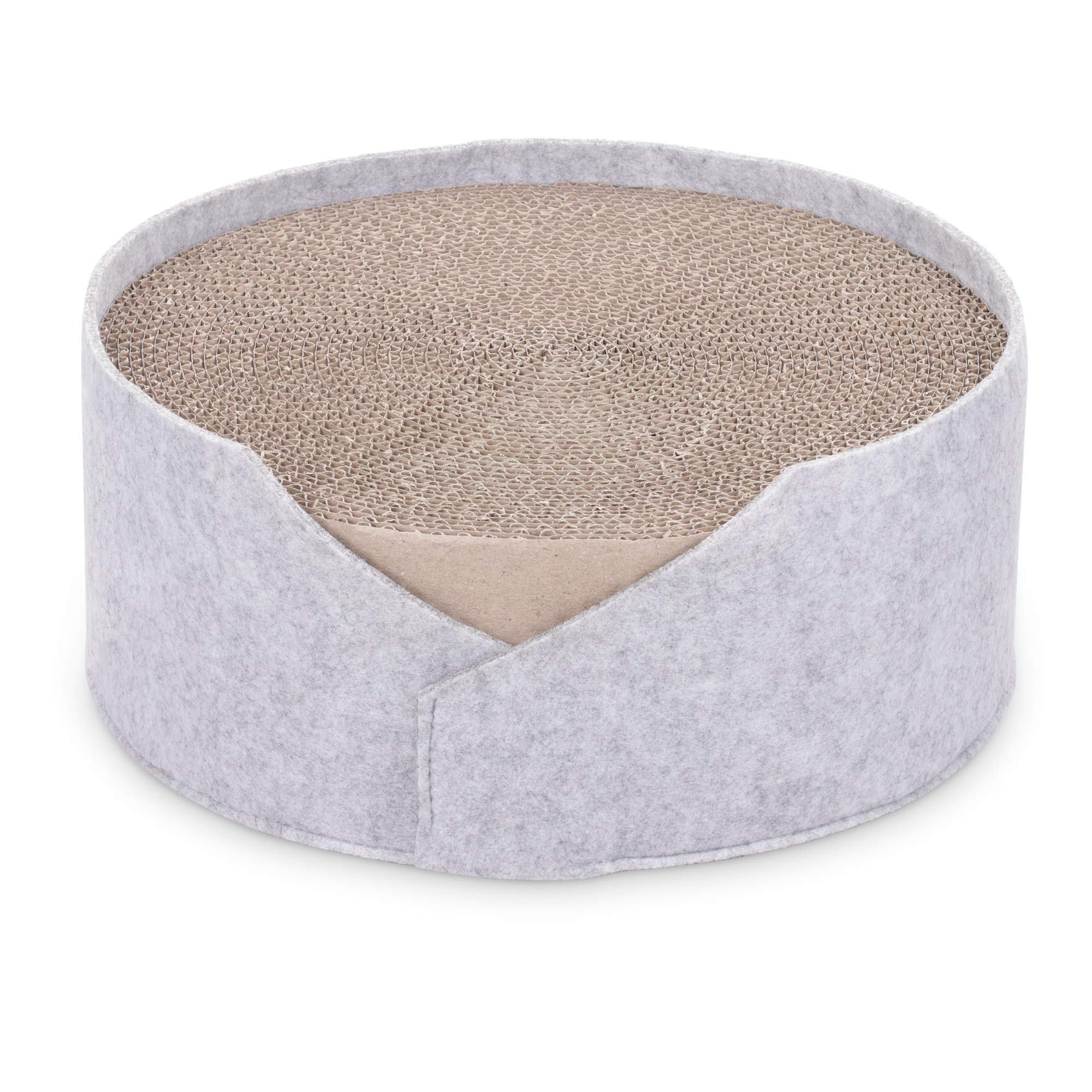 navaris-kratzbrett-katze-36x36x14cm-pappe-filz-kratzpappe image 8