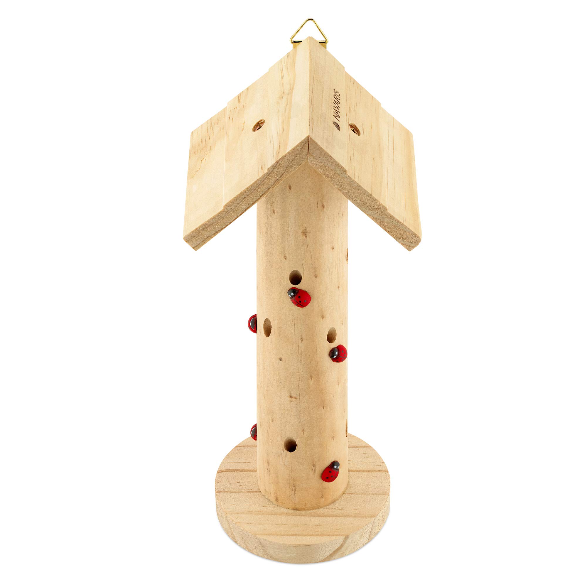 navaris-garden-marienk-ferhaus-holz-kiefer-12-5x9-5x28cm image 5
