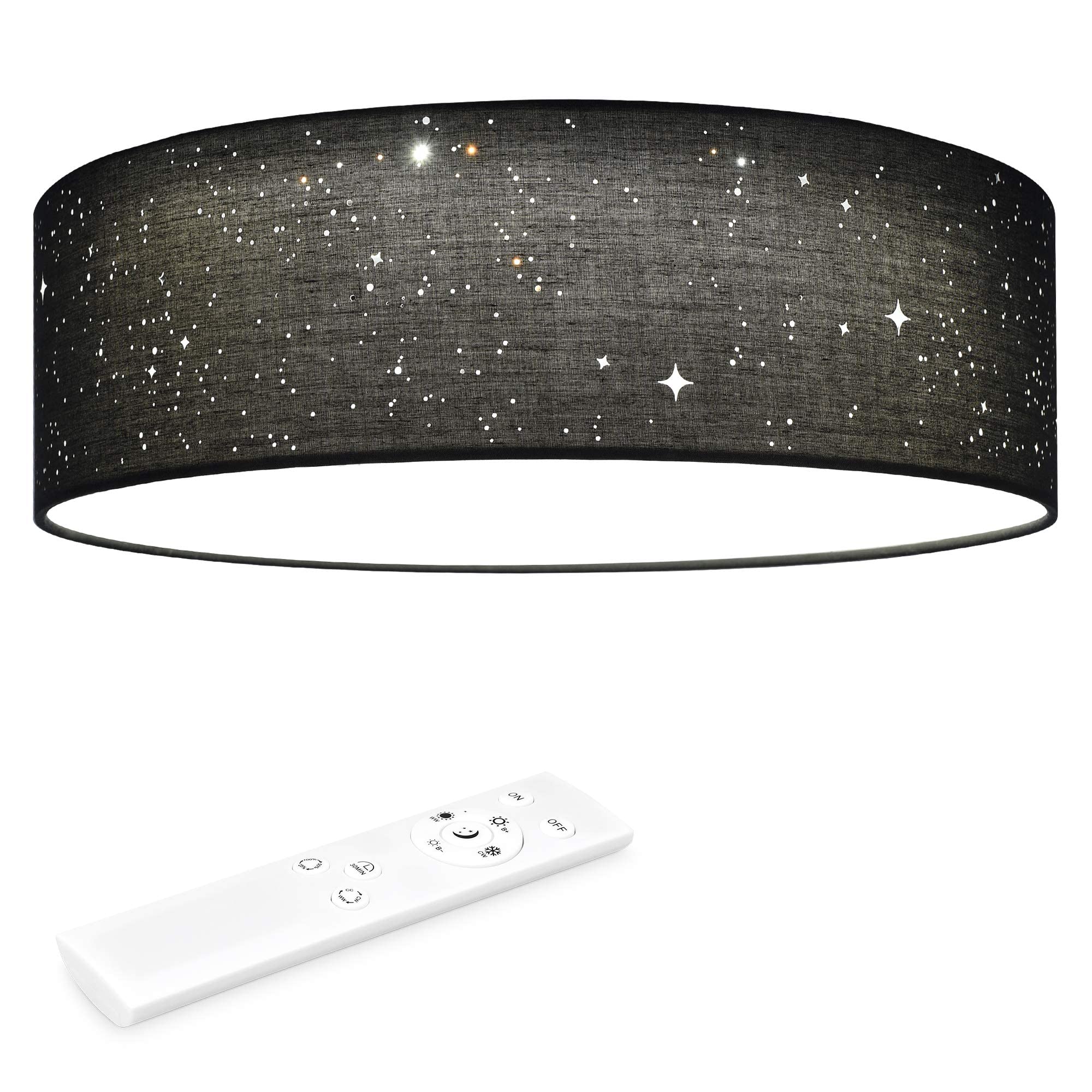 navaris-lighting-led-deckenleuchte-40cm-dunkelgrau image 1