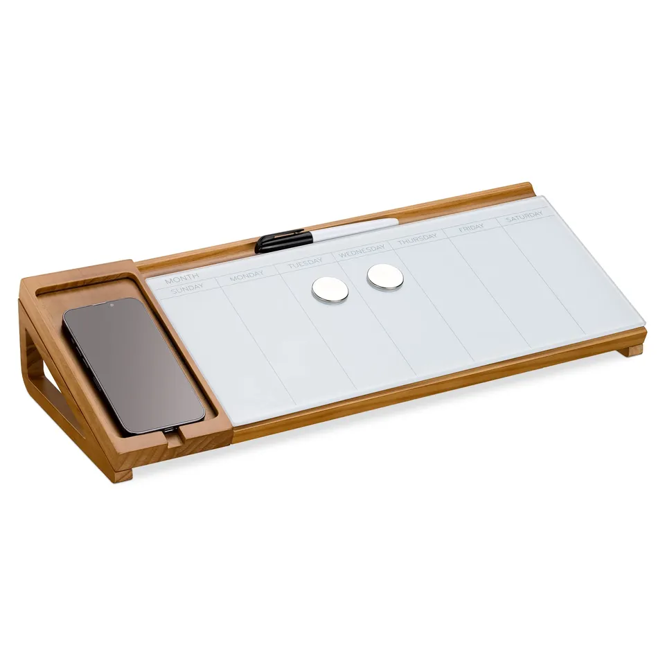 navaris-whiteboard-schreibtischplaner-glas-weekly-planner image 1
