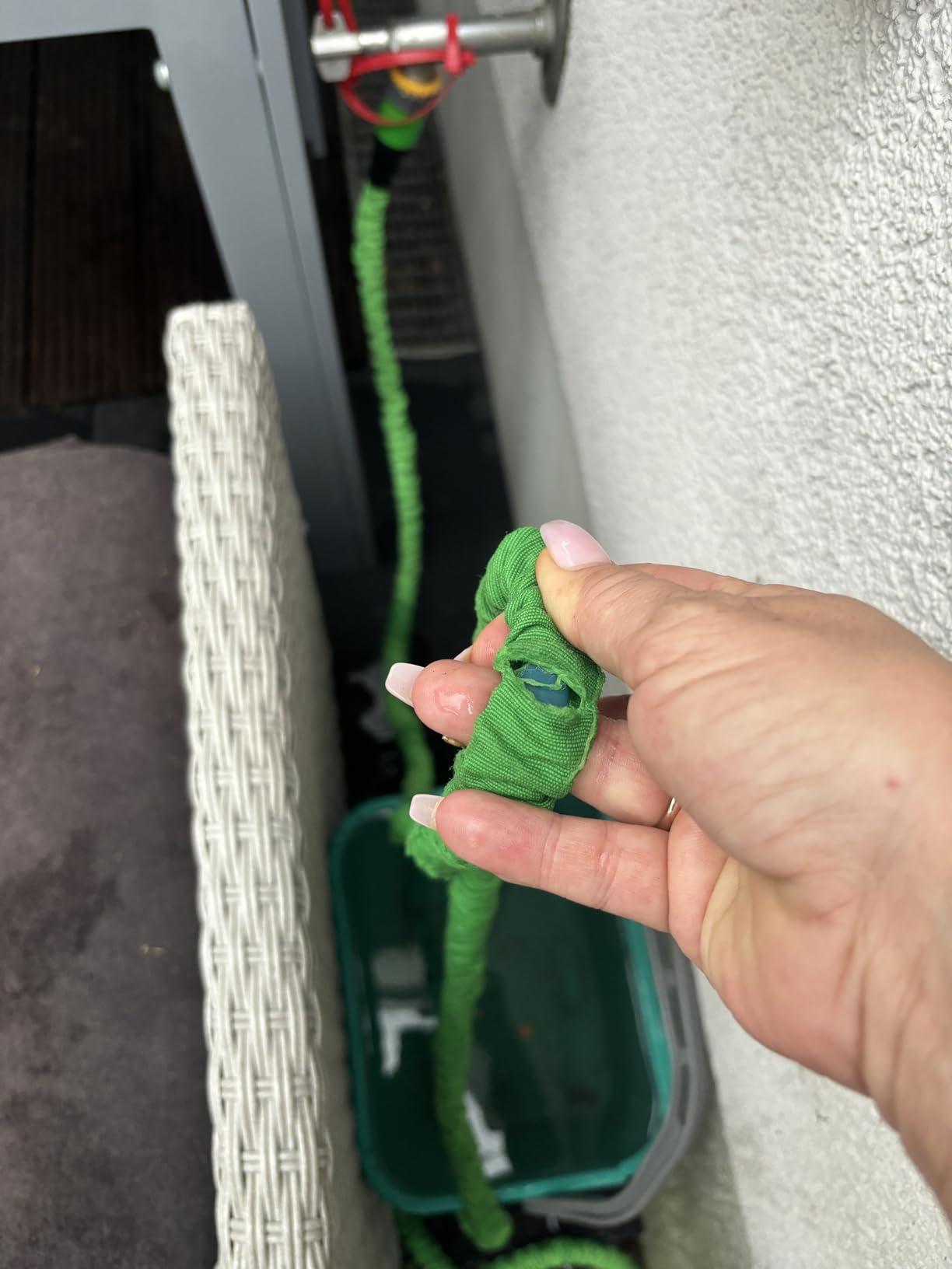 Undicht am Griff