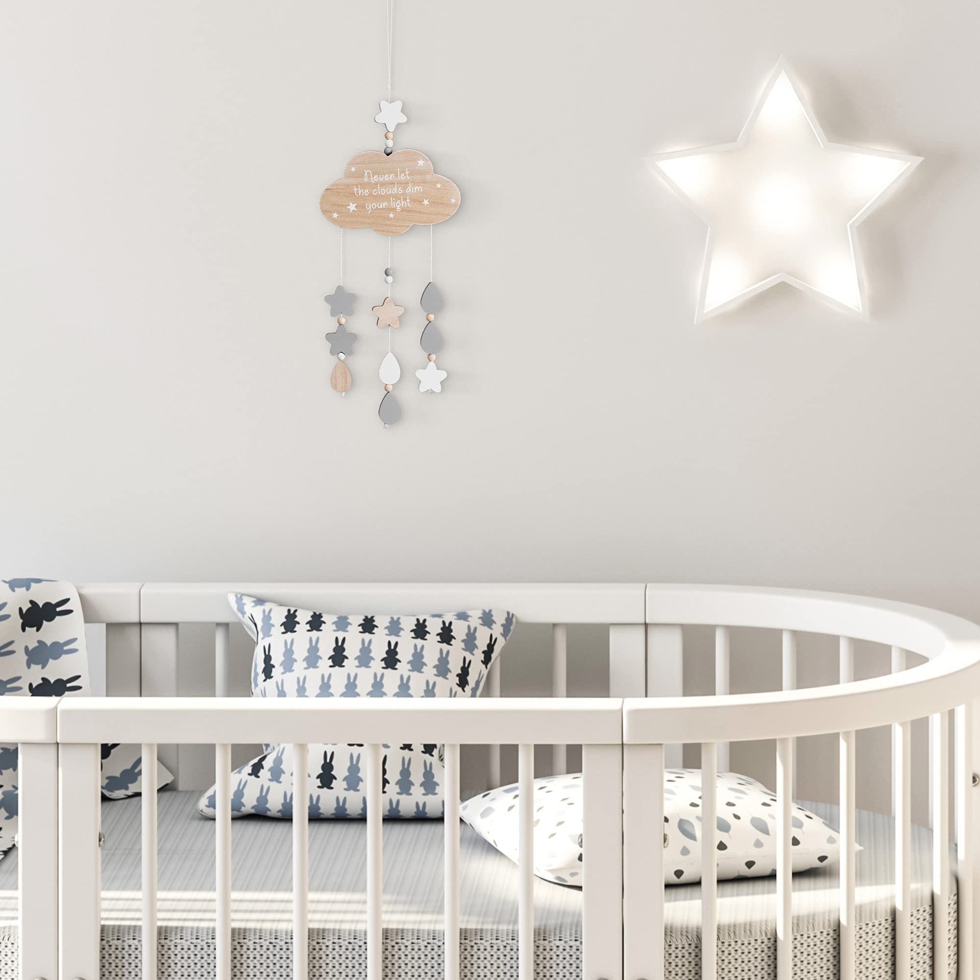 navaris-wolken-sterne-h-ngedekoration-holz-mobile-babyzimmer image 3