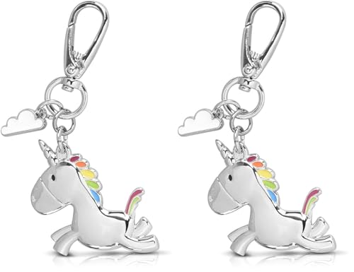 navaris-travel-einhorn-wolke-schl-sselanh-nger-metall-silber image 7