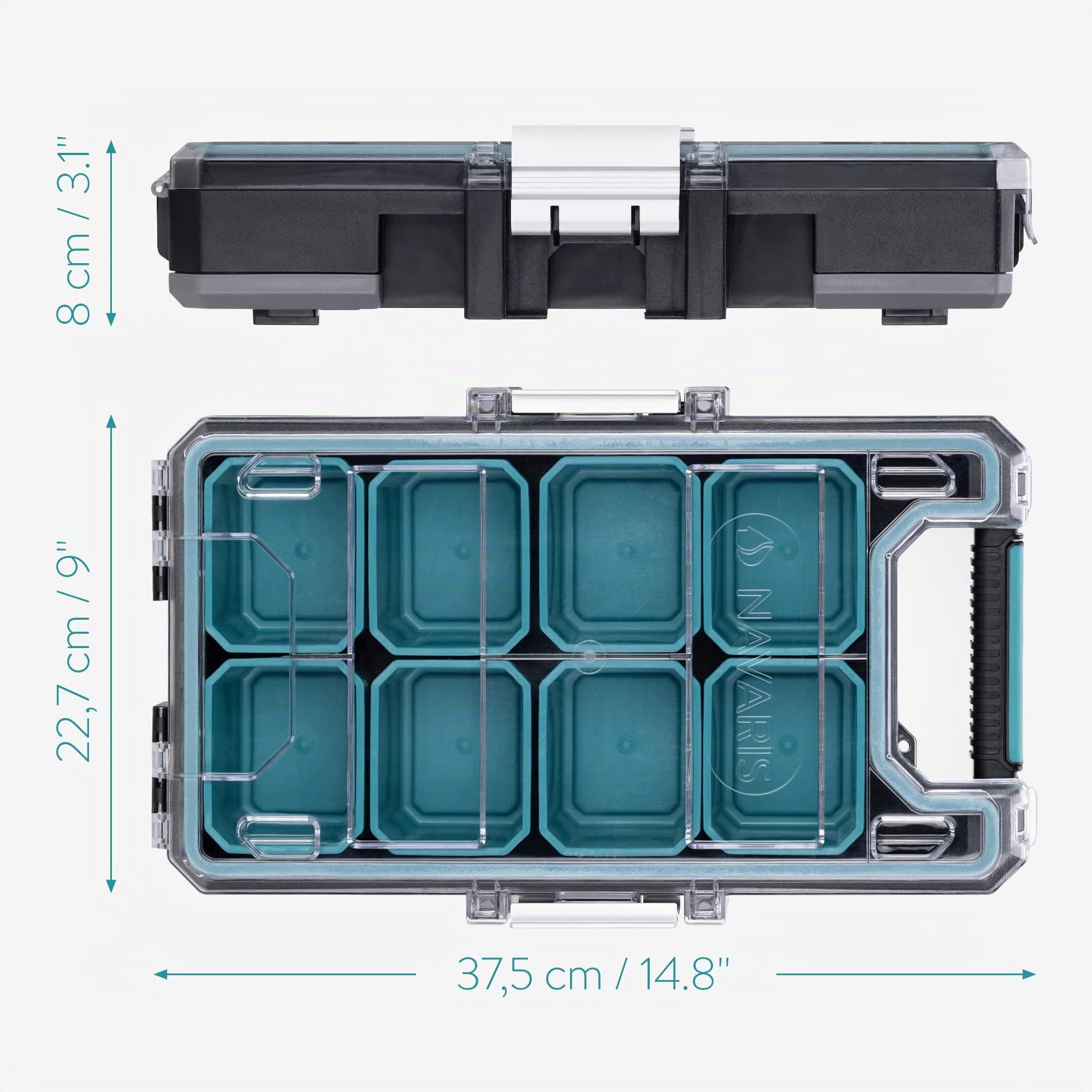 navaris-kleinteile-organizer-sortierkasten-wasserdicht-8-f-cher image 6