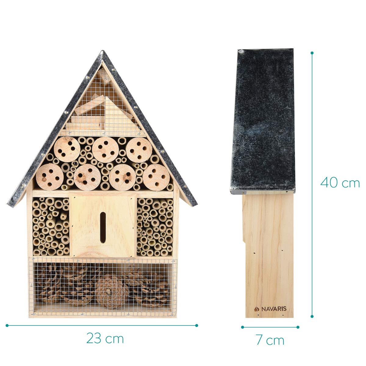 navaris-garden-insektenhotel-holz-xl-23x40cm-natur image 3