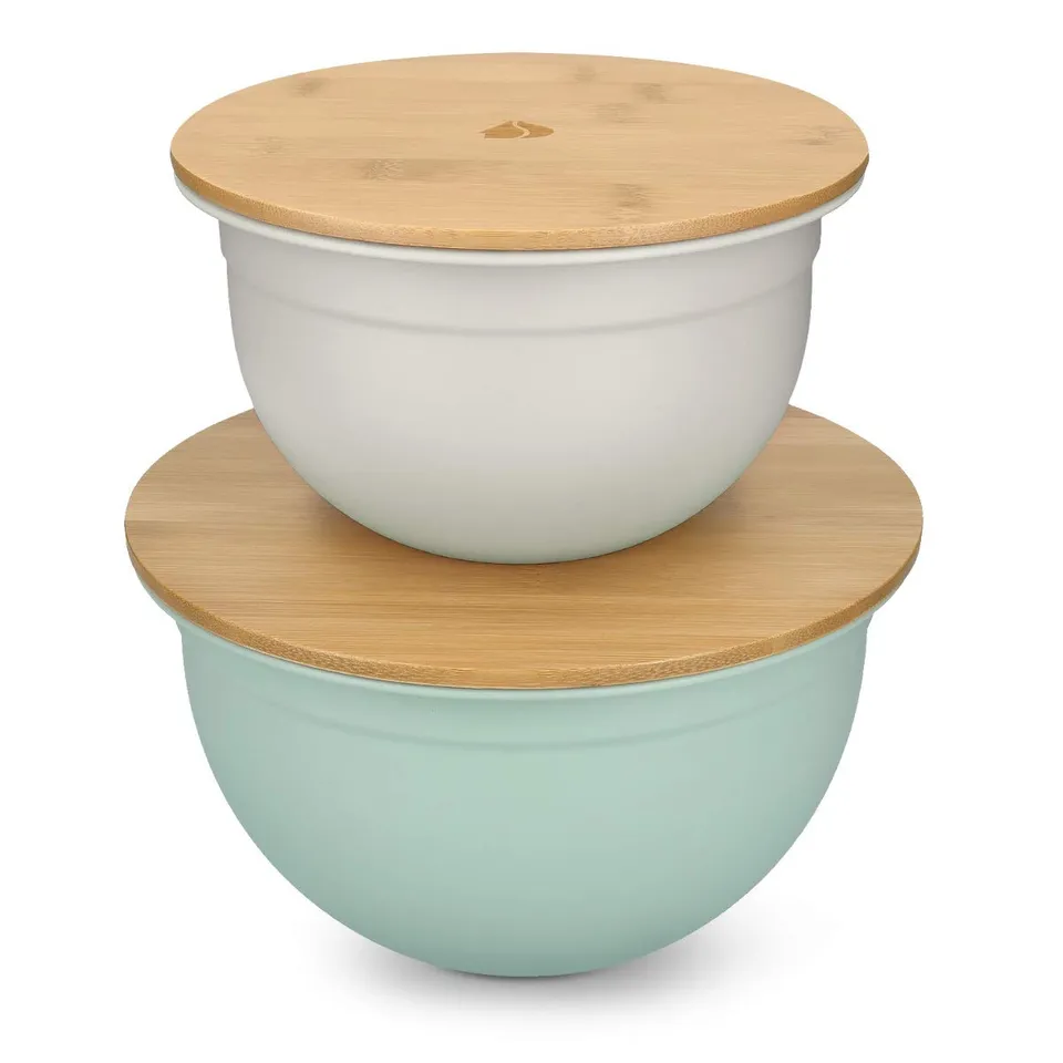 navaris-kitchen-sch-sselset-2er-mit-bambusdeckel-1-4l-2-8l-pastell image 1