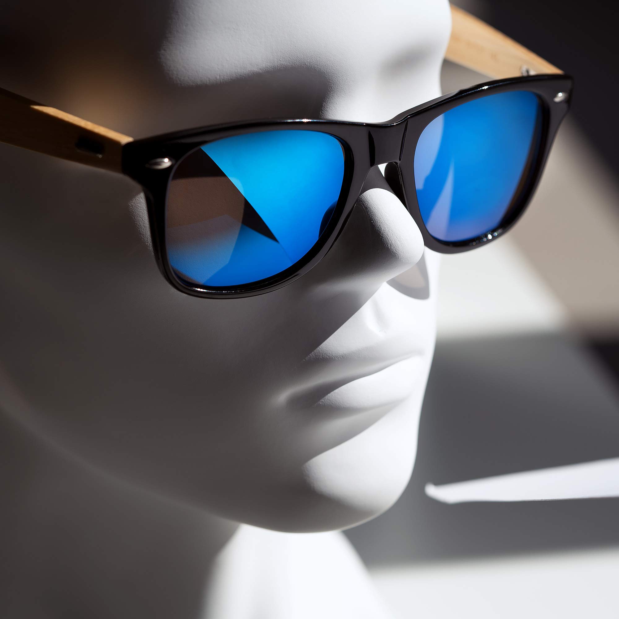 navaris-holz-sonnenbrille-uv400-bambus-unisex-mit-etui-2 image 6