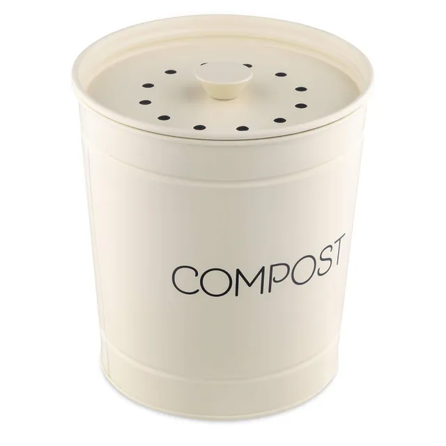 navaris-komposteimer-3l-biom-lleimer-cremewei-filter image 1