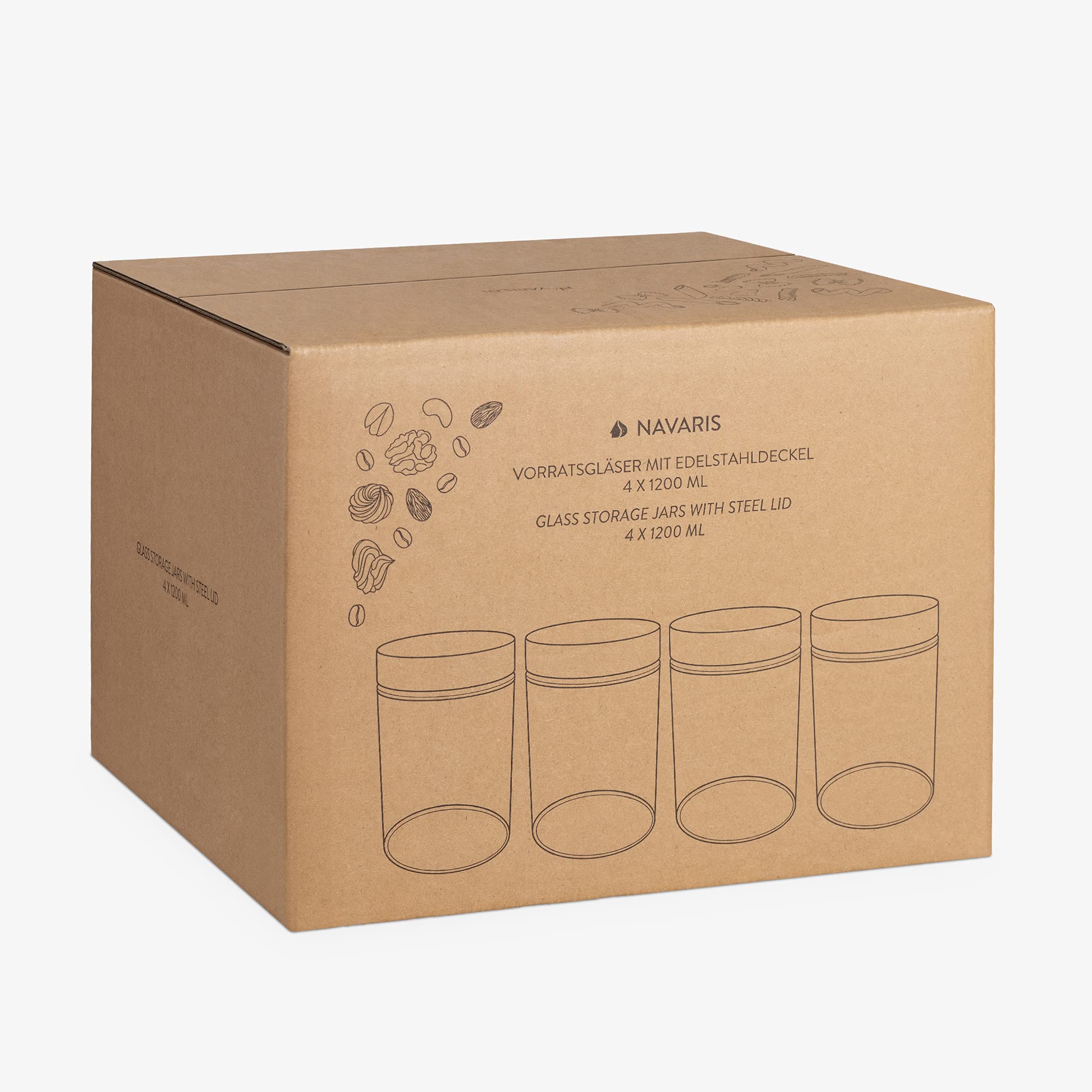 navaris-kitchen-vorratsgl-ser-4x1200ml-edelstahldeckel image 7