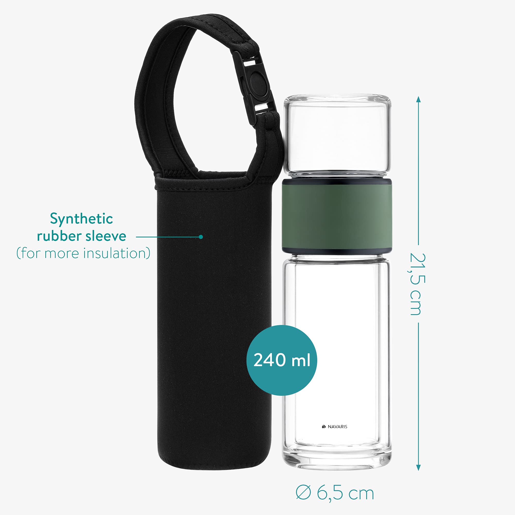 navaris-kitchen-teeflasche-glas-240-ml-teebereiter-mit-sieb image 6