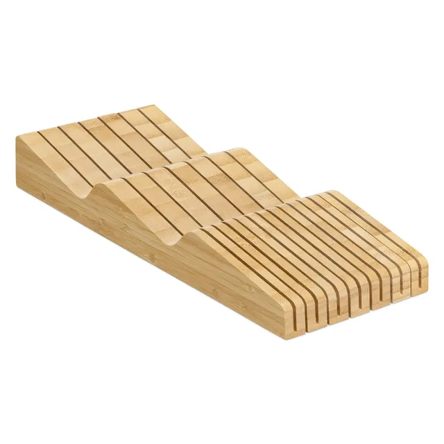 navaris-bambus-messerblock-f-r-13-messer-schubladeneinsatz-40x15-cm image 1