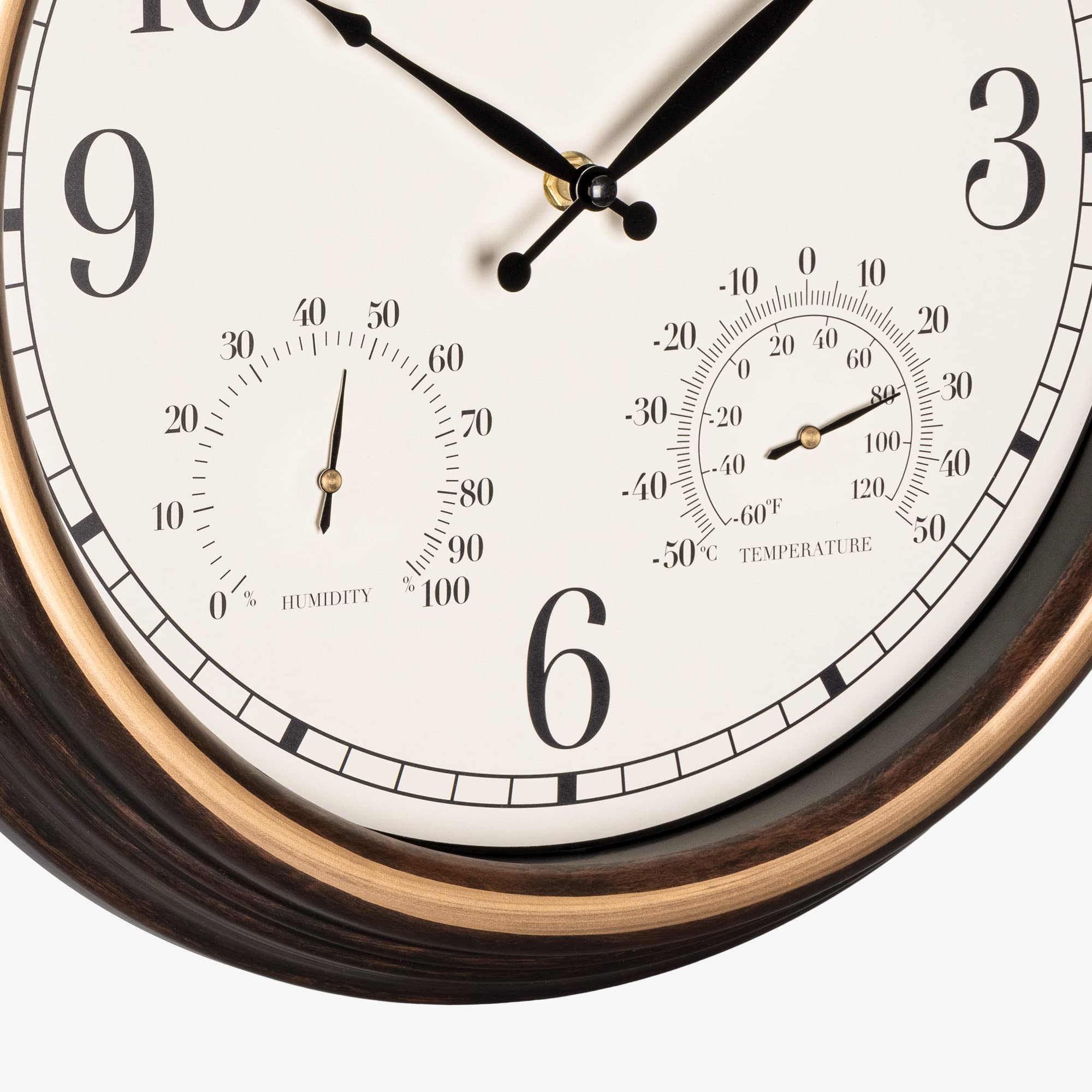 navaris-outdoor-wanduhr-analog-38-1cm-thermometer-hygrometer image 6