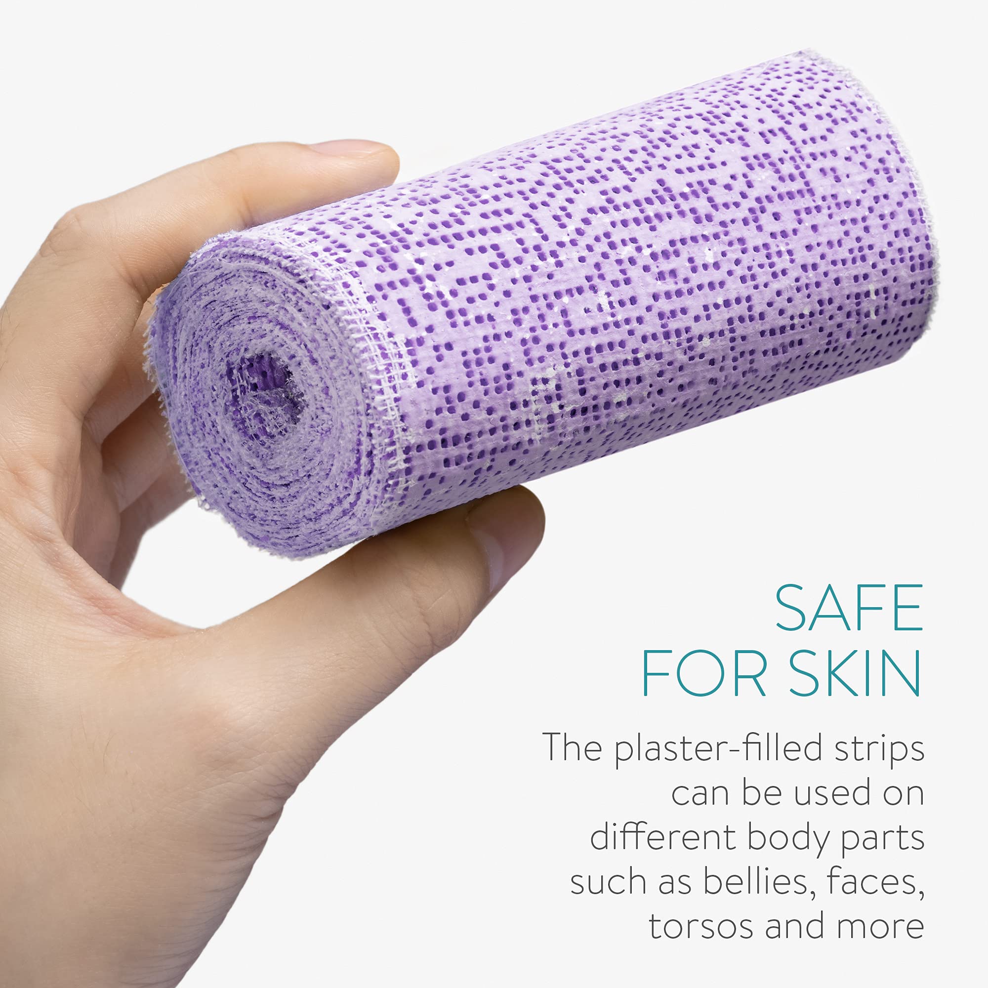 navaris-babybauch-6x-gipsbinden-10x300cm-gipsabdruck-set-violett image 5