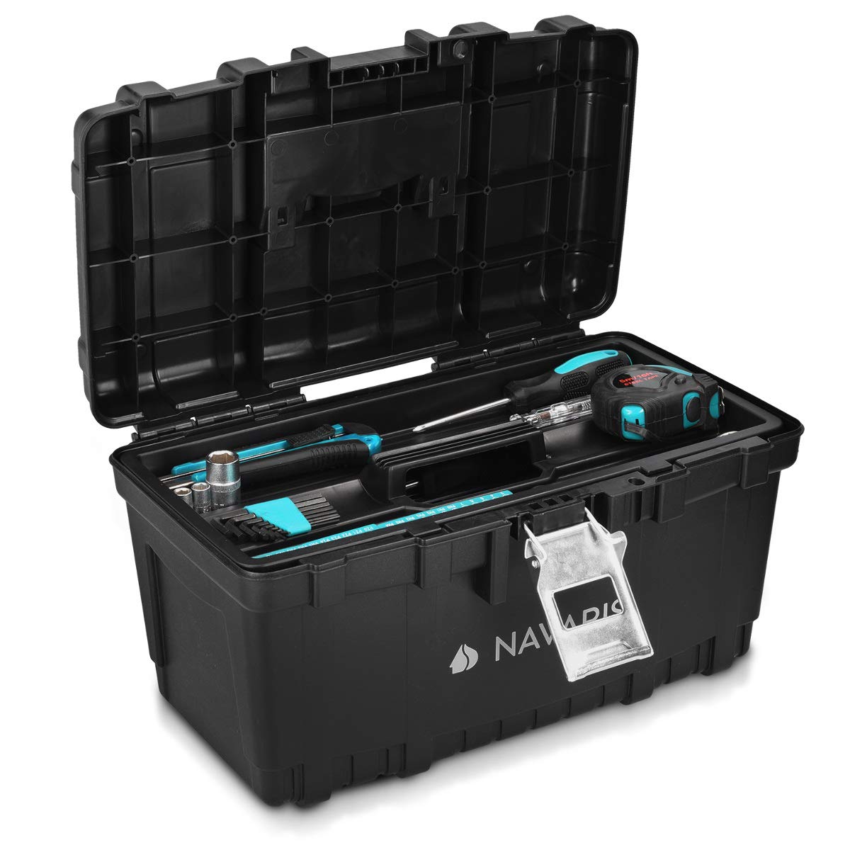 navaris-werkzeugkasten-16-leer-19l-box-40-6-cm-kunststoff image 5