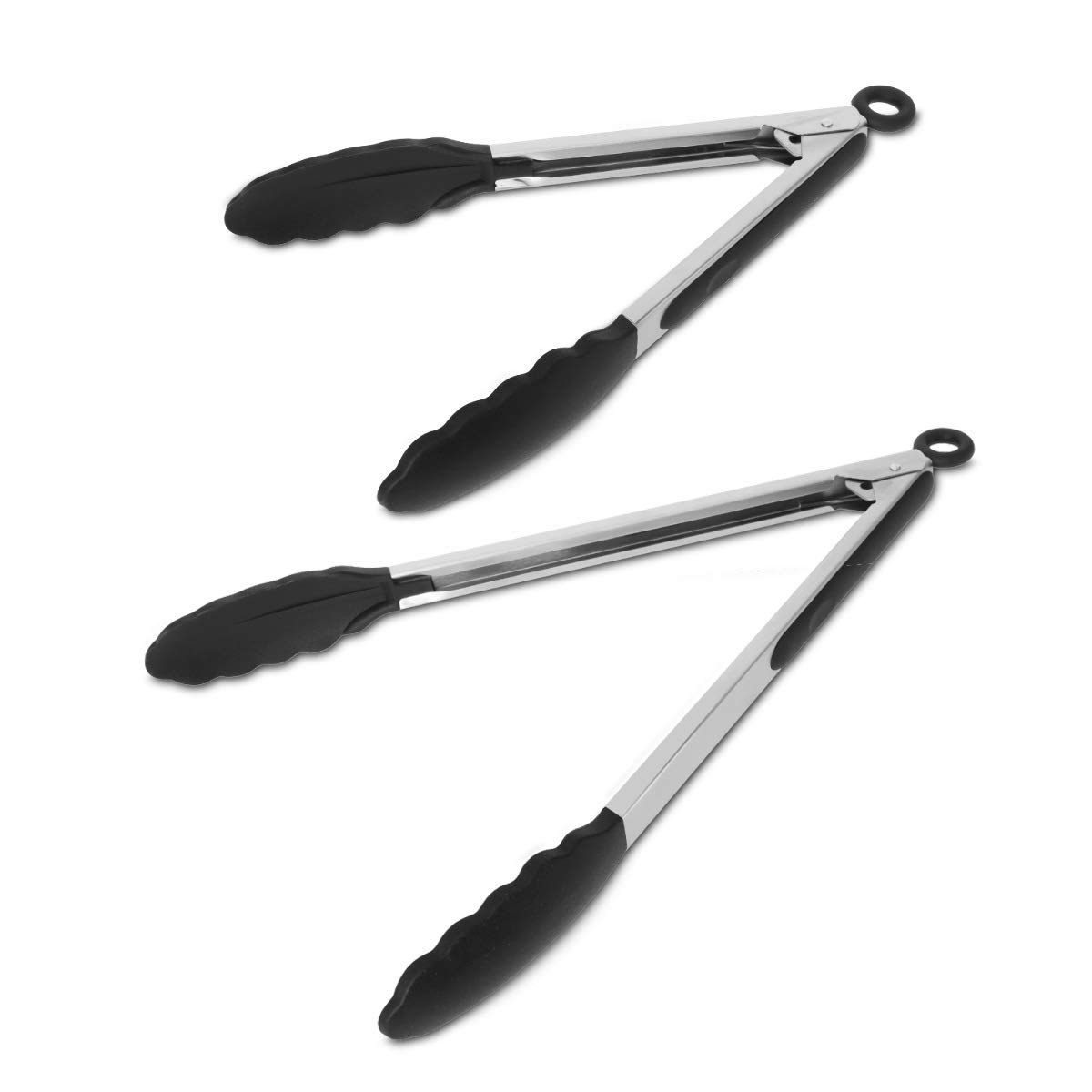 navaris-kitchen-k-chenzange-edelstahl-23-30cm-silikon-schwarz image 8