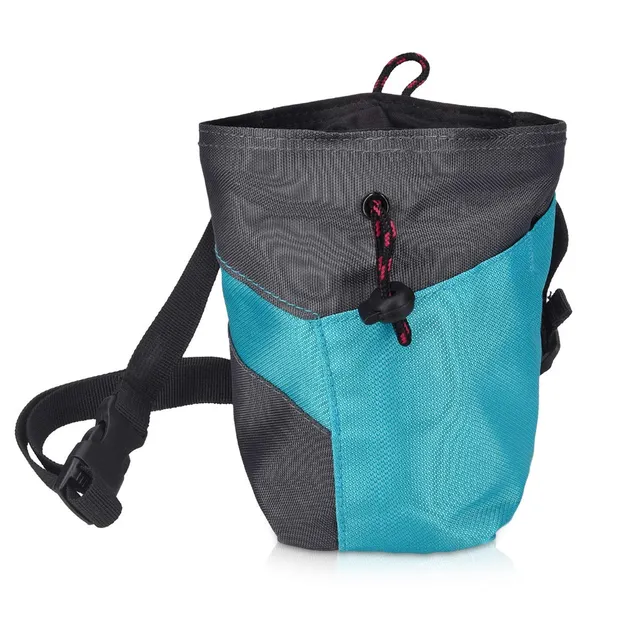 navaris-chalk-bag-bouldern-magnesiabeutel-grau-blau-mit-gurt image 1
