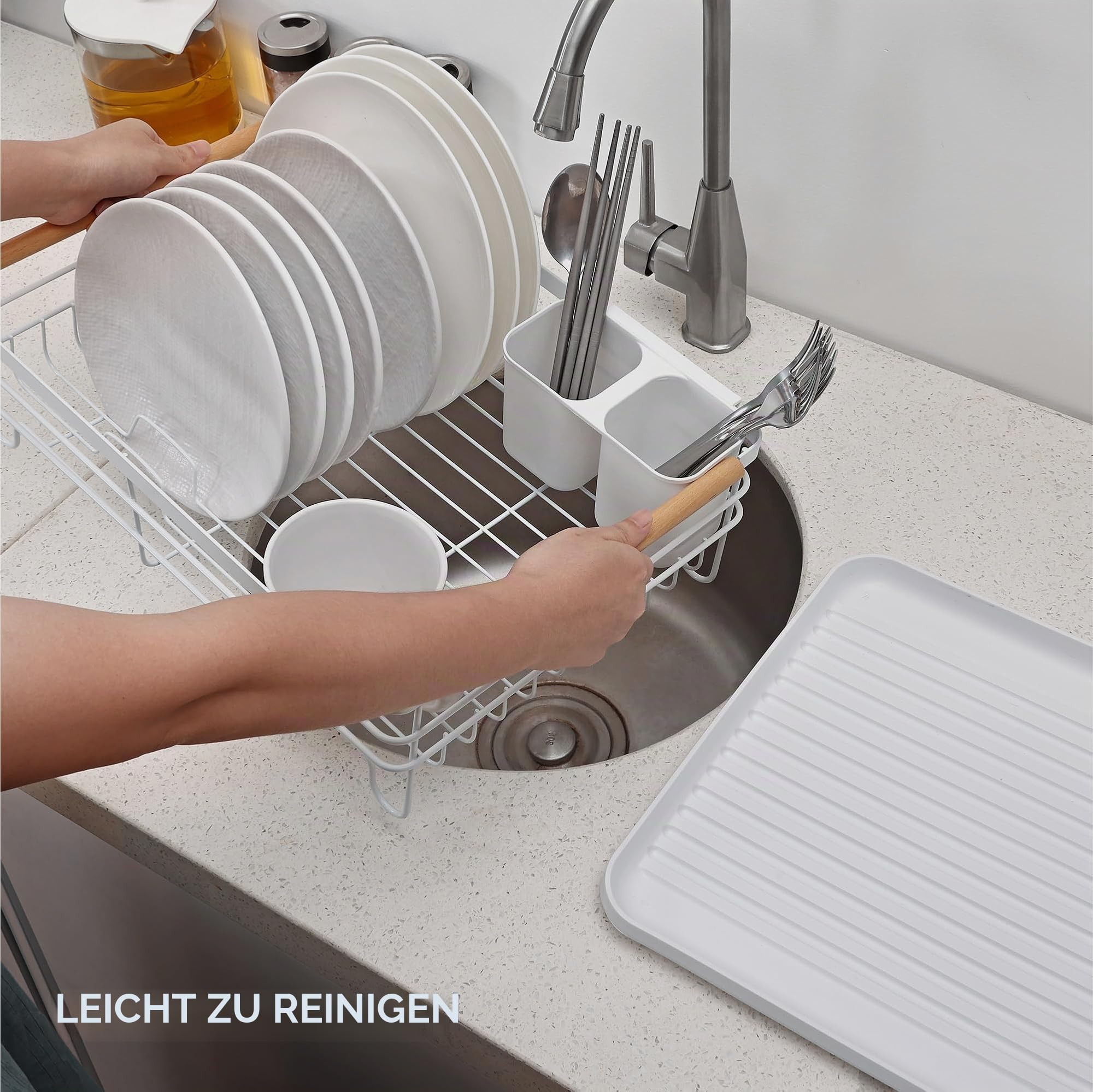 navaris-kitchen-abtropfgestell-wei-42-5x31-5-f-r-teller image 5