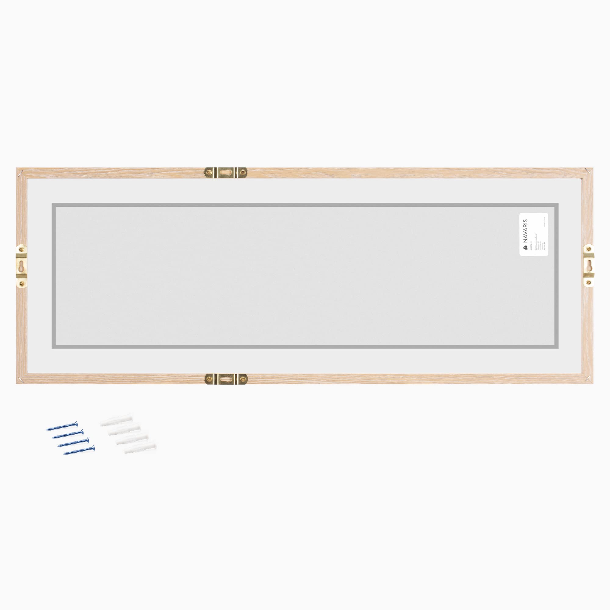 navaris-memoboard-glas-80x30cm-grau-mit-stift image 3
