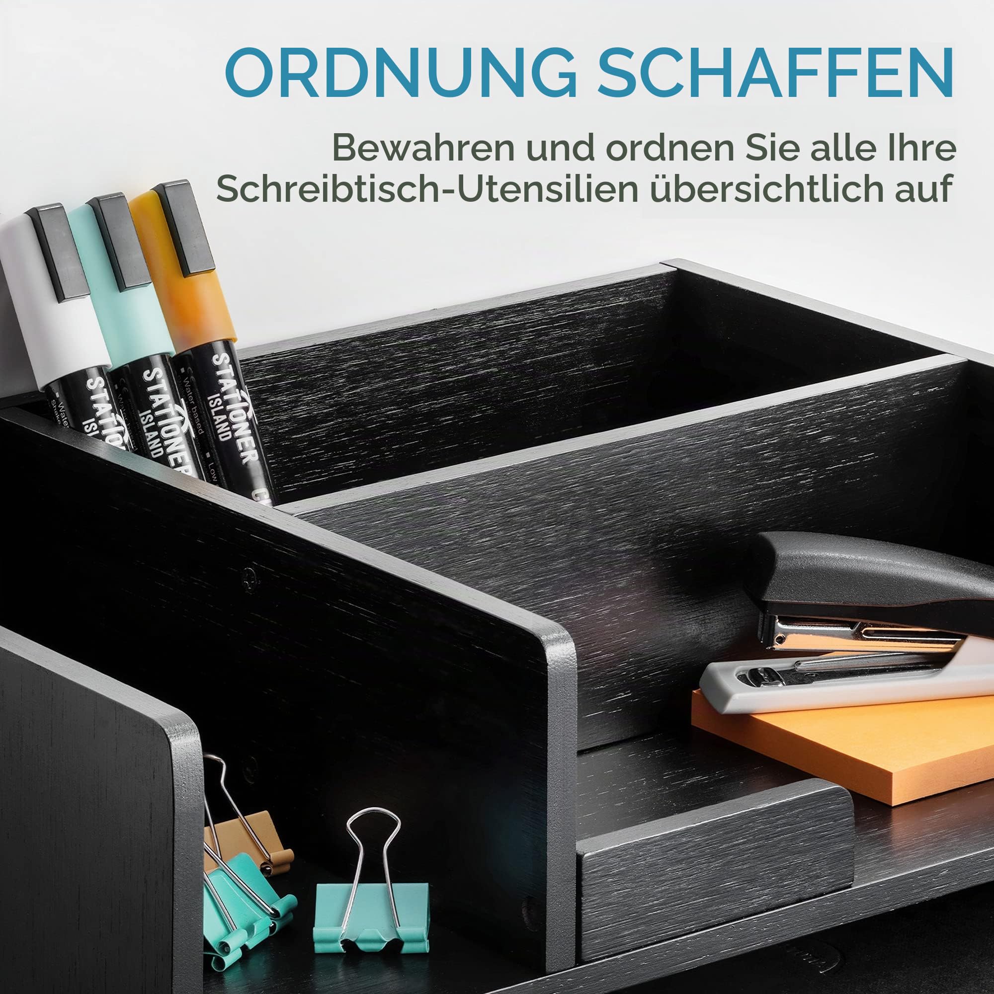 navaris-office-schreibtisch-organizer-bambus-33x24x26-cm image 4