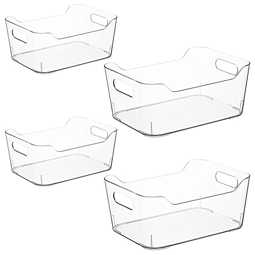 navaris-kitchen-k-hlschrank-organizer-4er-set-transparent-kunststoff image 8