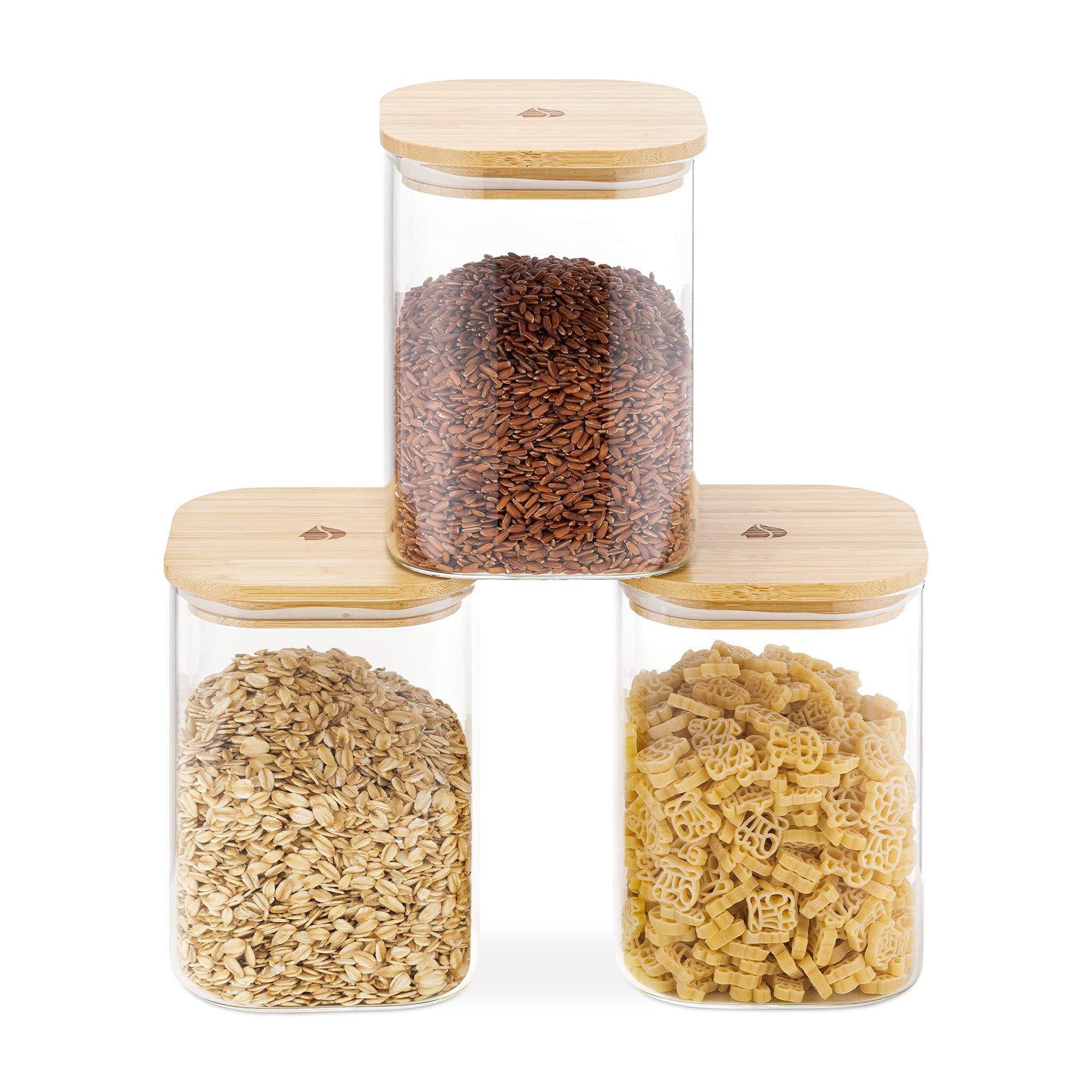 navaris-kitchen-vorratsgl-ser-mit-bambusdeckel-3x-1000-ml-luftdicht image 6