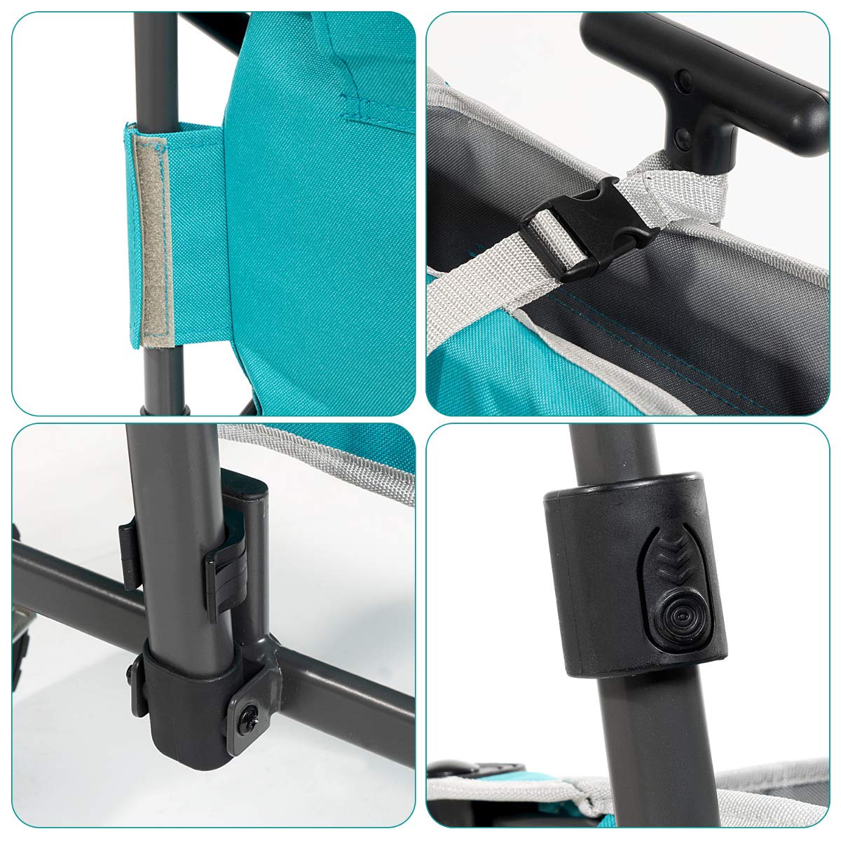 navaris-garden-bollerwagen-faltbar-85l-grau-petrol-50kg image 3