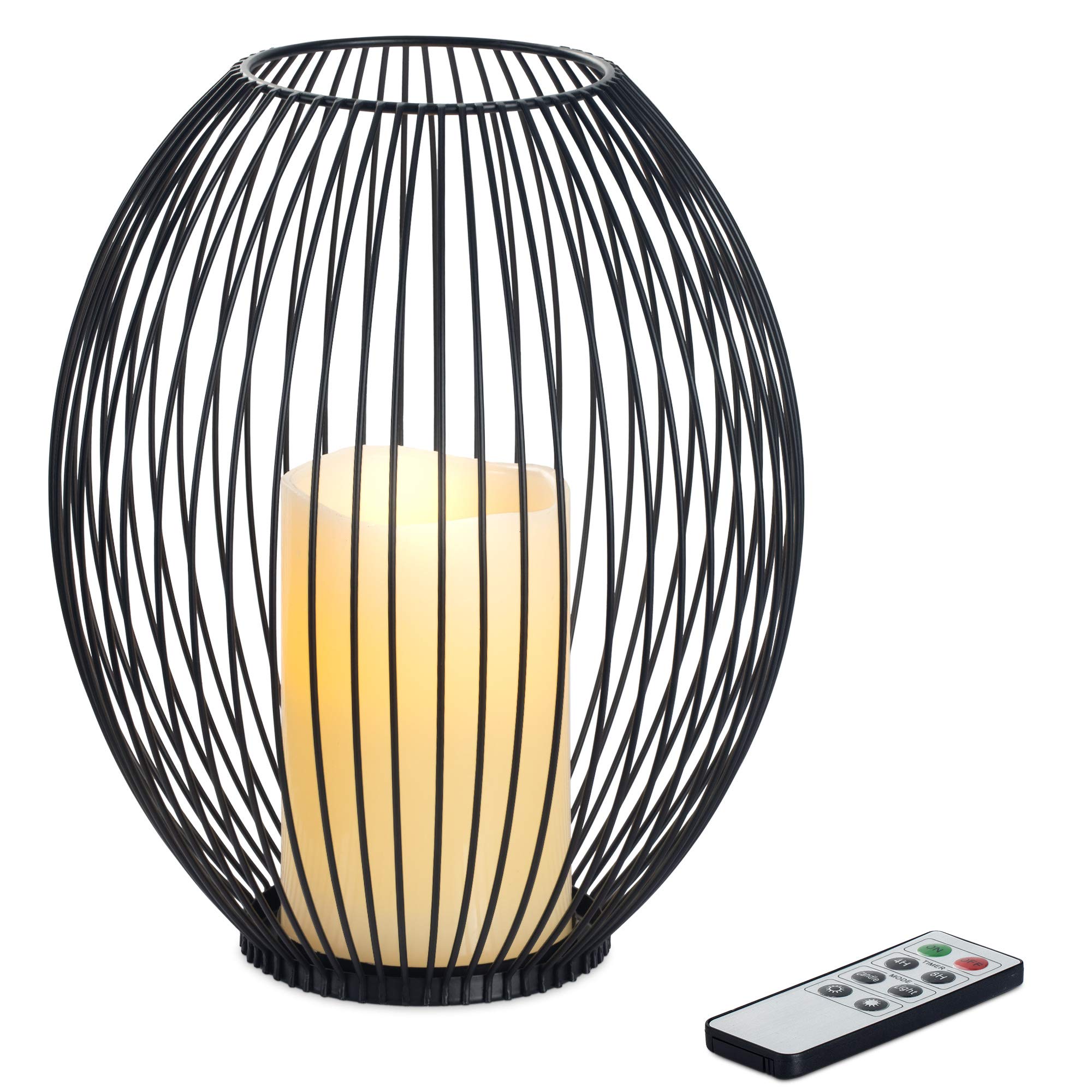navaris-lighting-metall-kerzenhalter-led-kerze-gr-e-l-echtwachs image 6