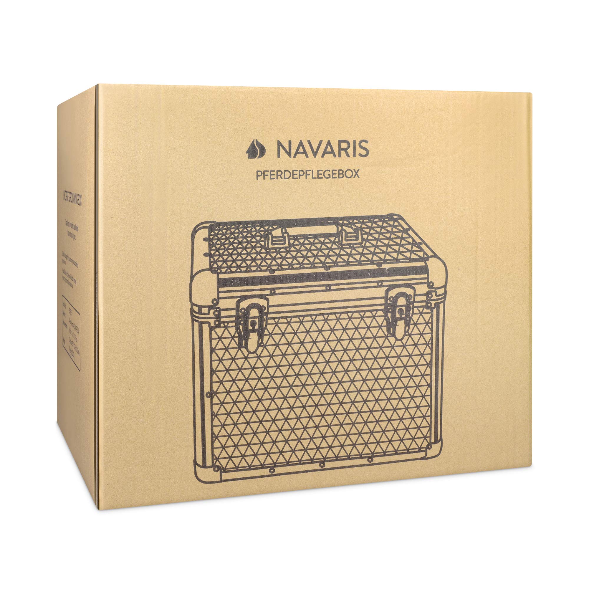 navaris-travel-putzbox-putzkasten-f-r-pferde-abschlie-bar-aluminium image 7