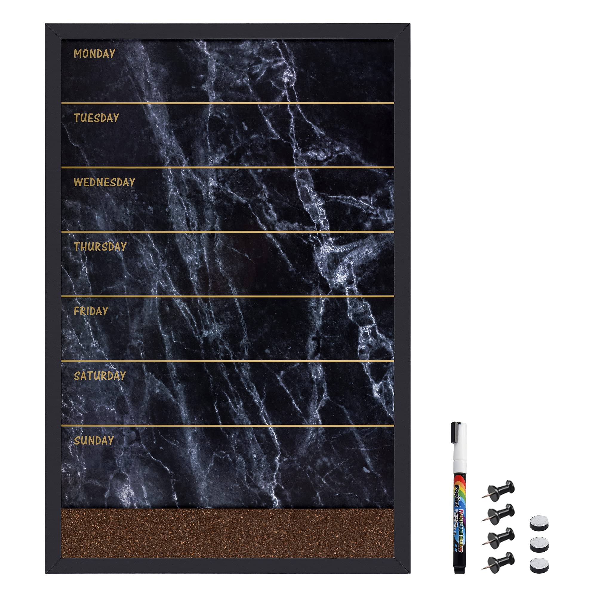 navaris-kombitafel-magnettafel-pinnwand-60x40-mit-zubeh-r image 1