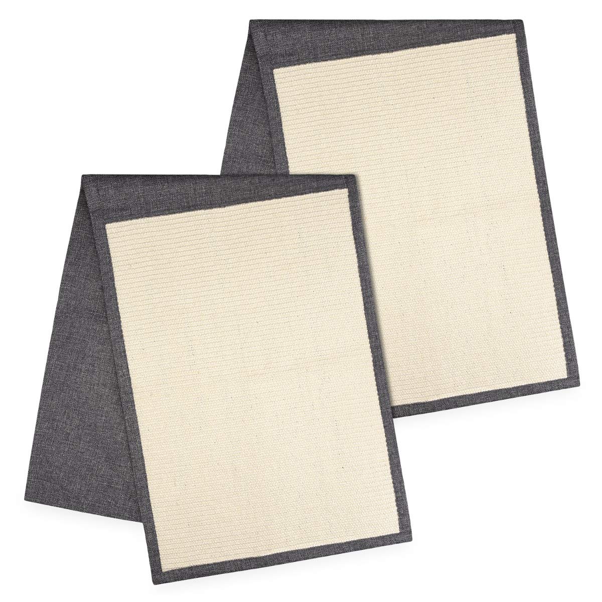 navaris-kratzmatte-katze-sisal-130x45-dunkelgrau-2er-set image 8