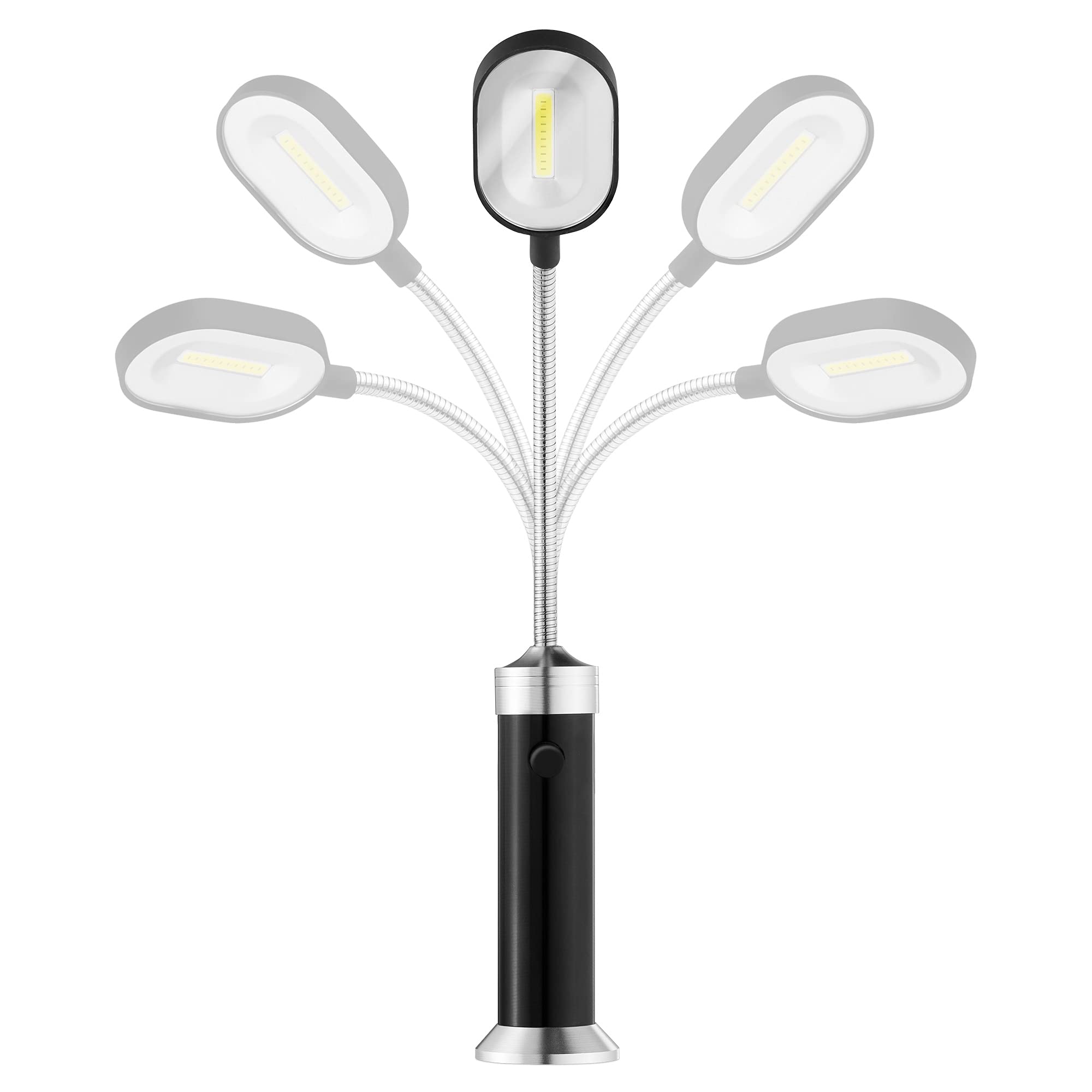 navaris-grilllampe-magnetisch-2er-set-cob-led-360-schwenkbar image 4
