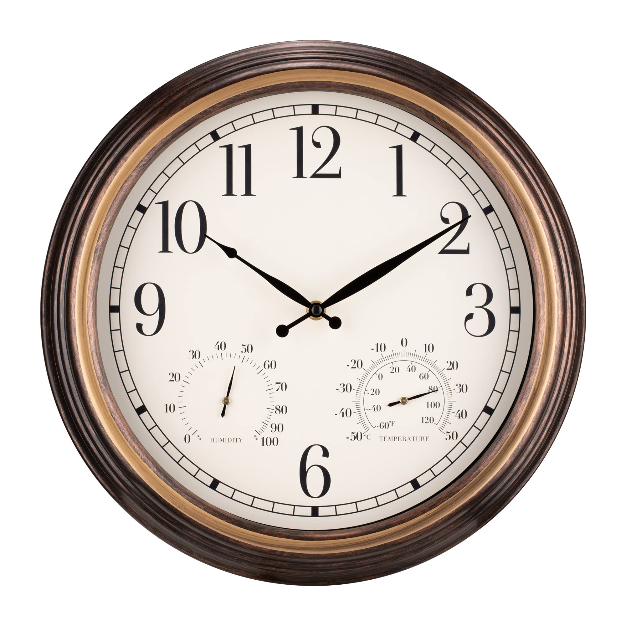 navaris-outdoor-wanduhr-analog-38-1cm-thermometer-hygrometer image 7
