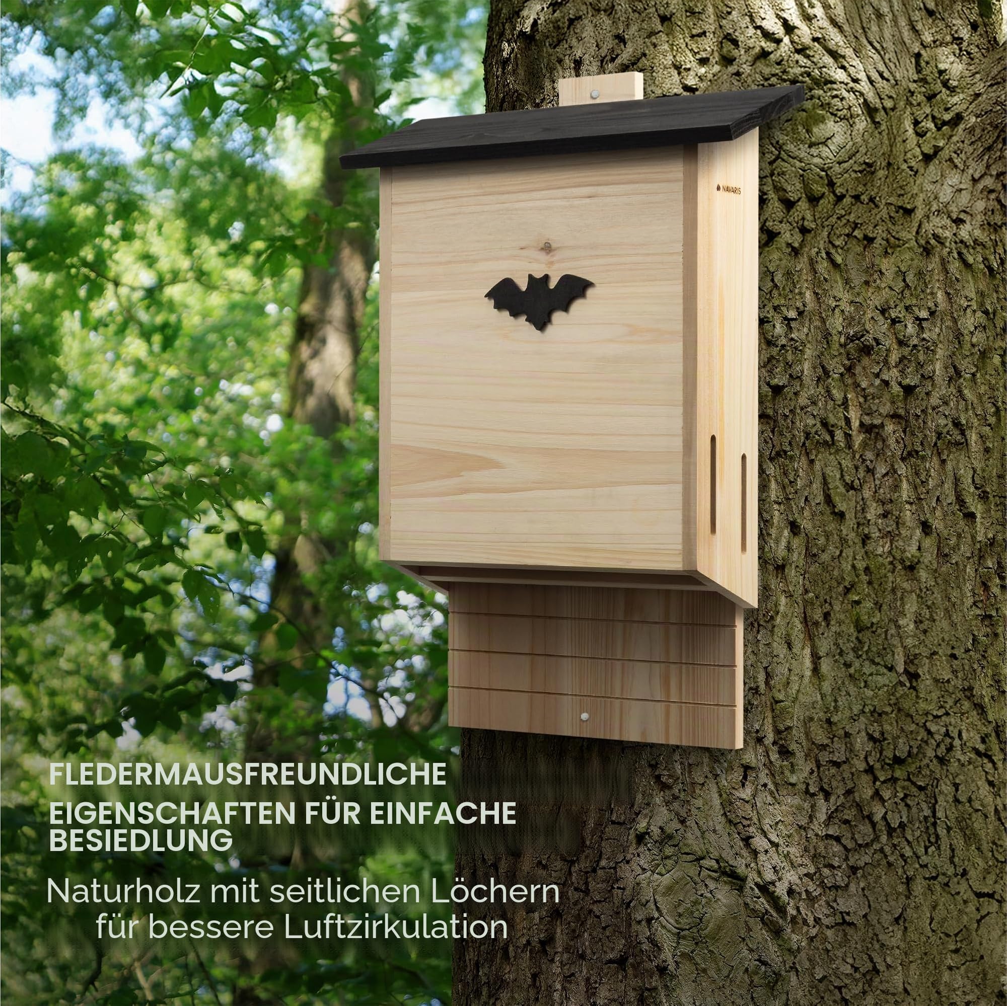 navaris-garden-fledermauskasten-gro-massivholz-schwarz image 5